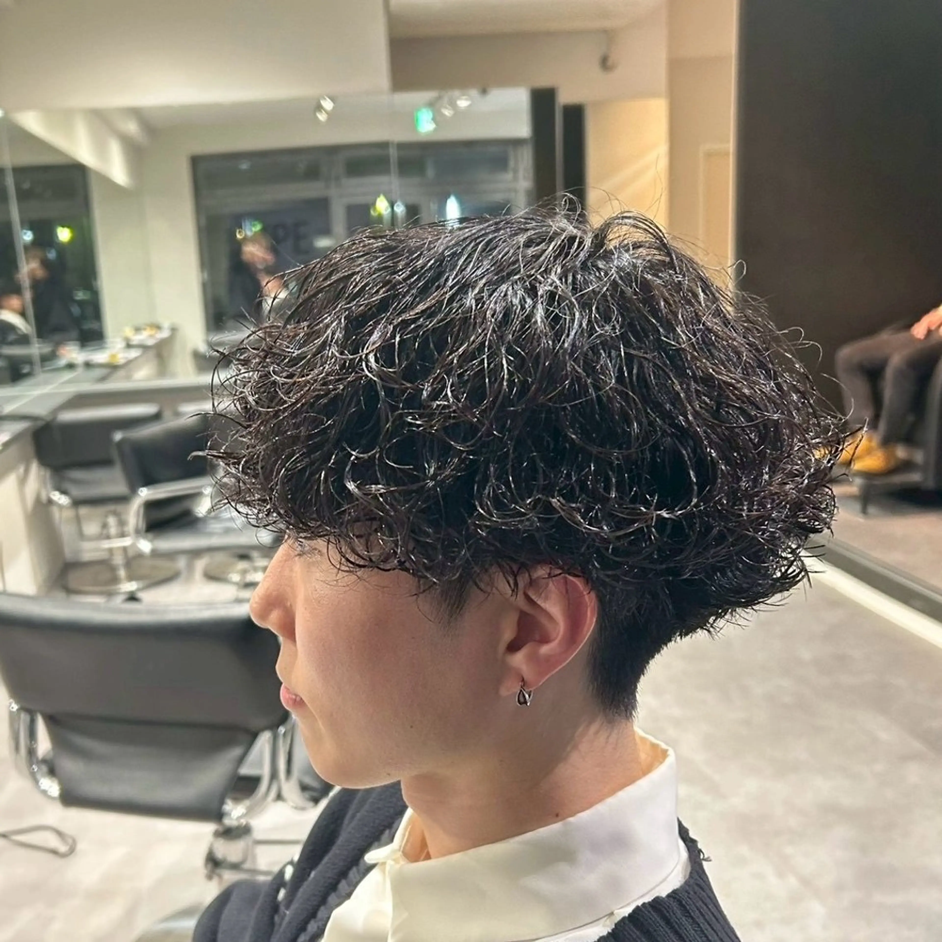 パーマ メンズ ♨️毛流れ特化♨️ メンズパーマ/はやとのヘアスタイル