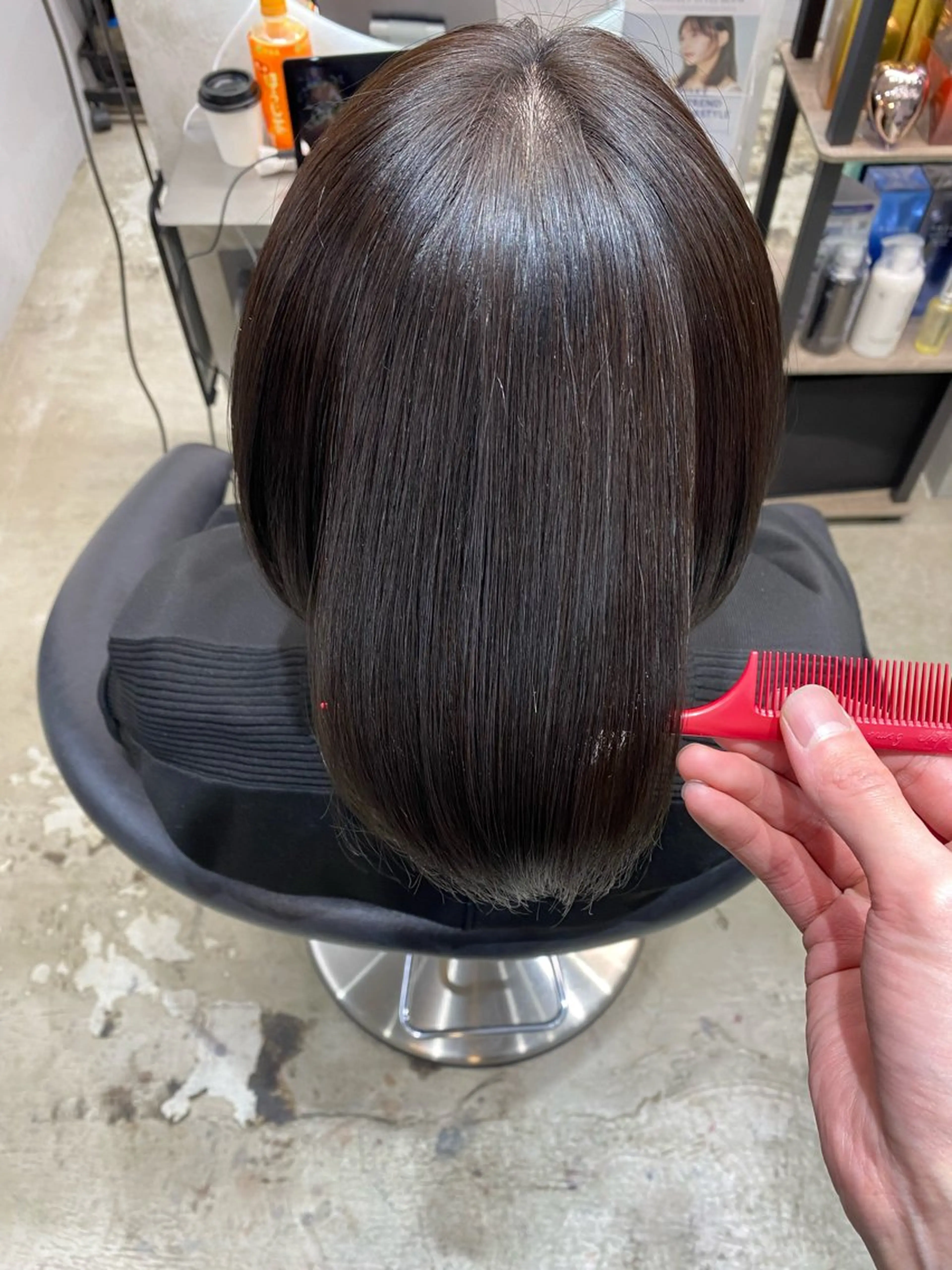 ミディアム カラー 髪質改善 トリートメント カット ヘアカラー トリートメント レイヤー×髪質改善✨ 渋谷/佐藤侑哉のヘアスタイル