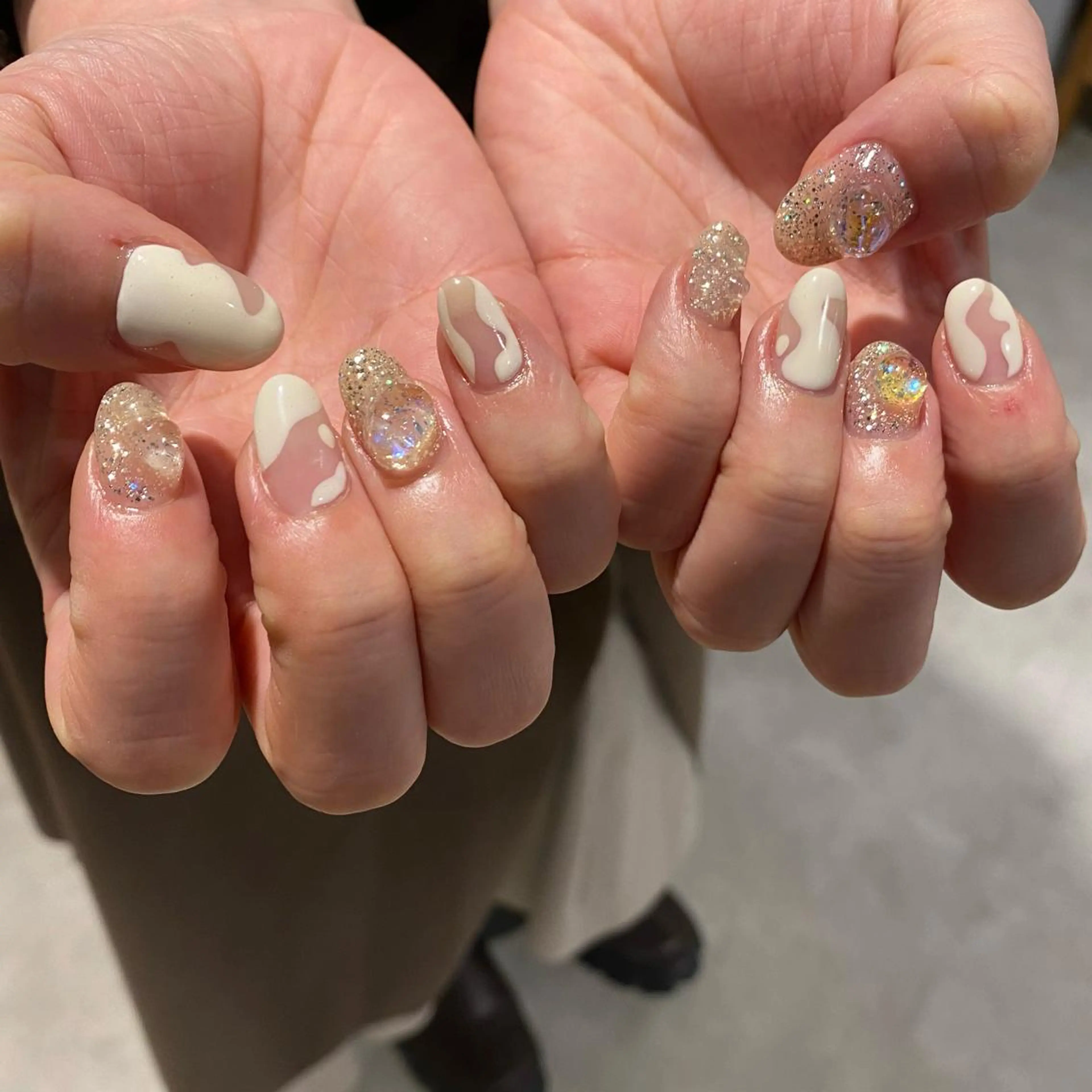 ネイル ニュアンスネイル ハンドネイル RINO AMANE nailのネイルデザイン