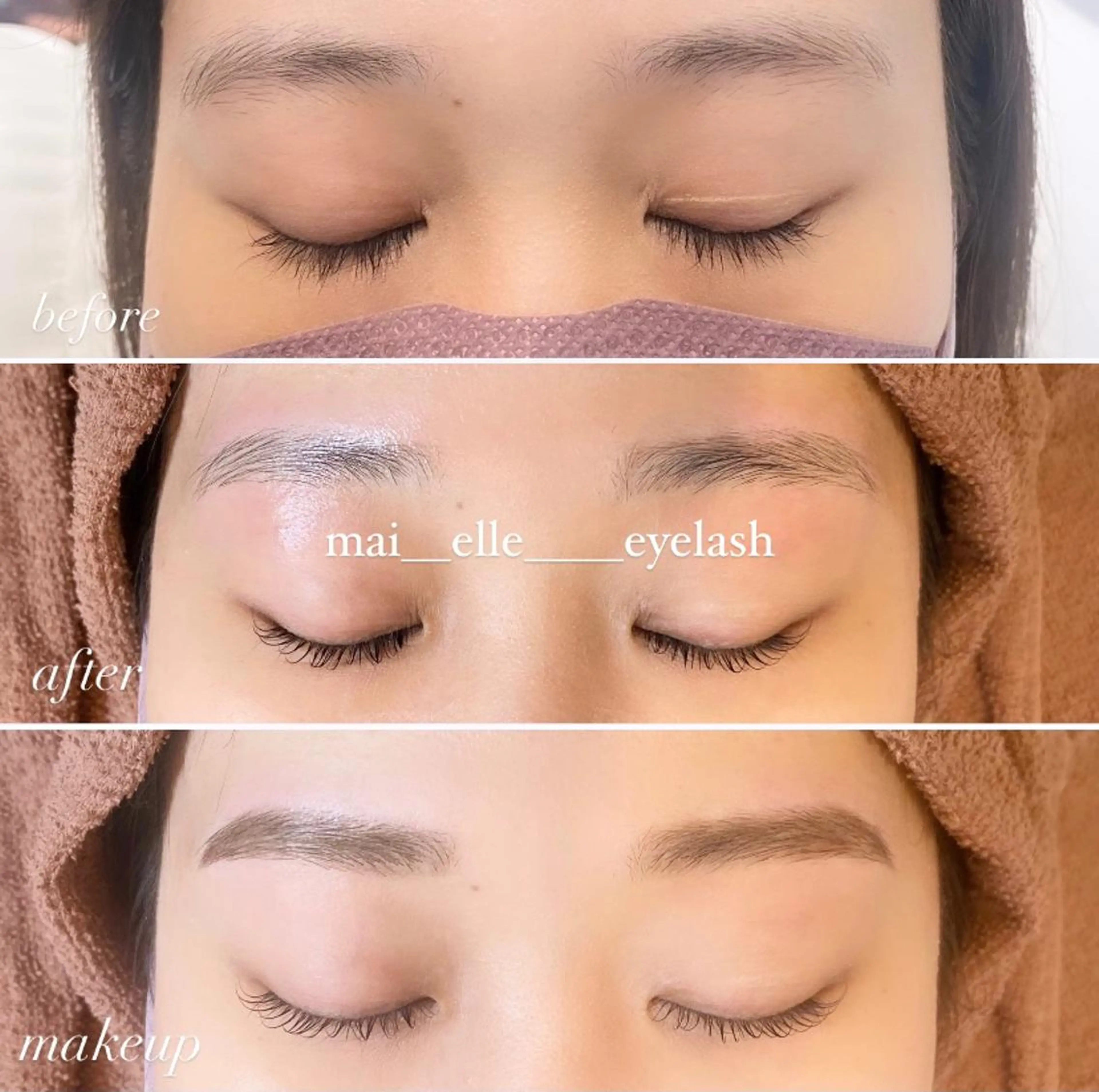 マツエク・マツパ アイブロウ frill eye beauty by ELLE所属・ふわ眉✴︎うぶ眉 🌸maiの眉毛・アイブロウイメージ