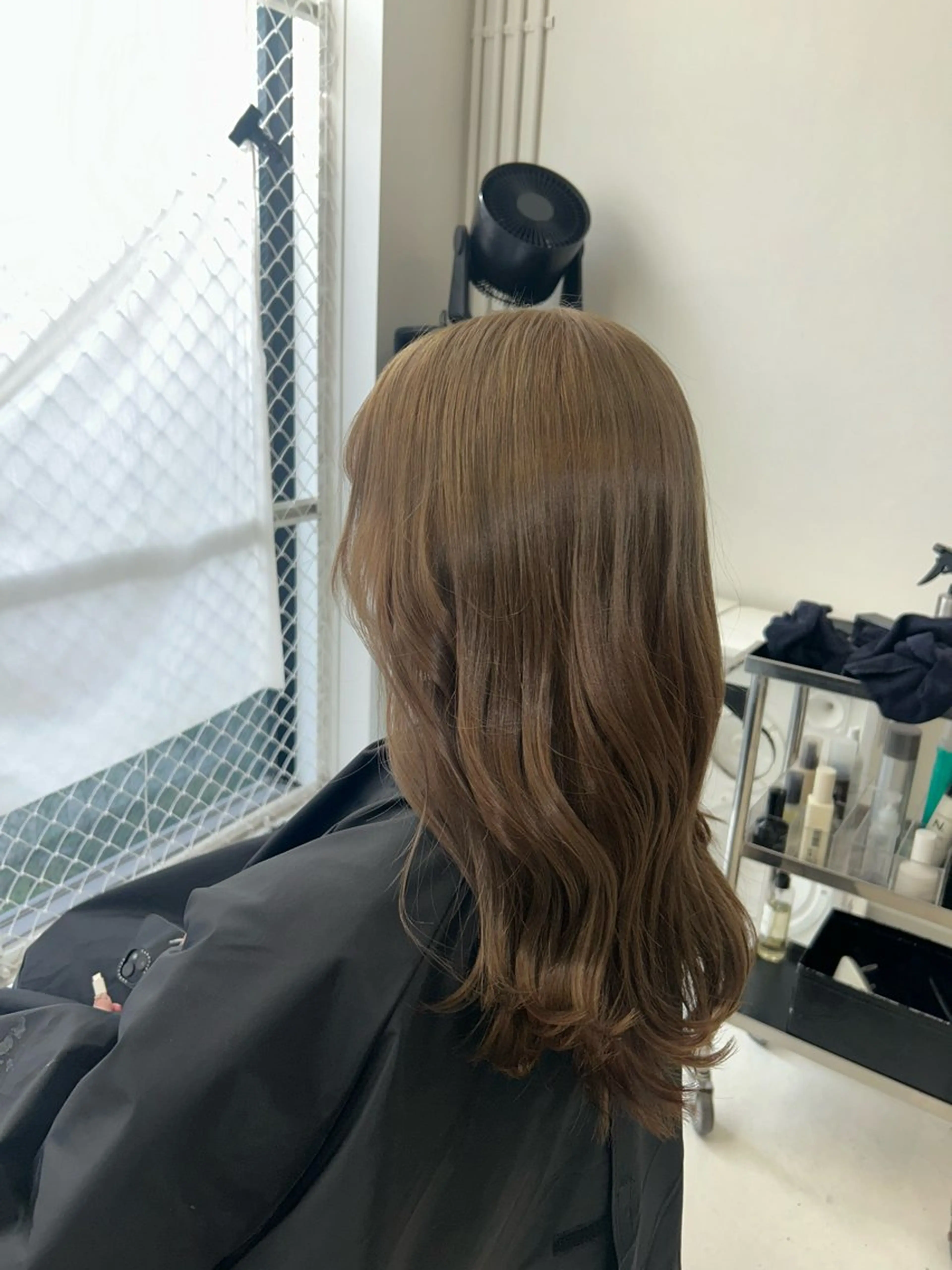 カラー ベージュカラー ブリーチ ミルクティーベージュ ブリーチなしカラー ヘアカラー カットモデル募集中/ 原宿/MOENOのヘアスタイル