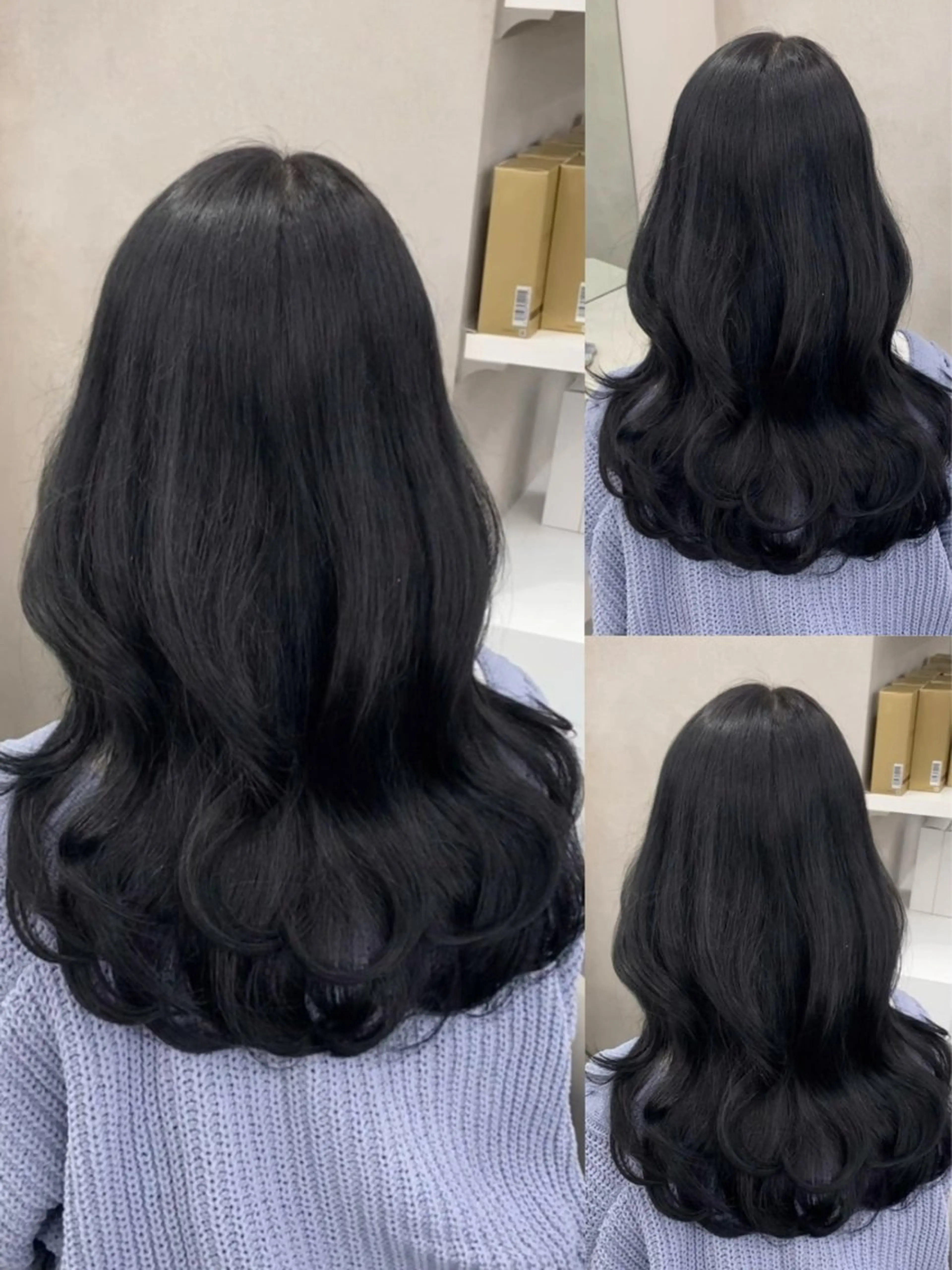 ロング カット トリートメント レイヤー・ブリーチ kiyotoshiのヘアスタイル