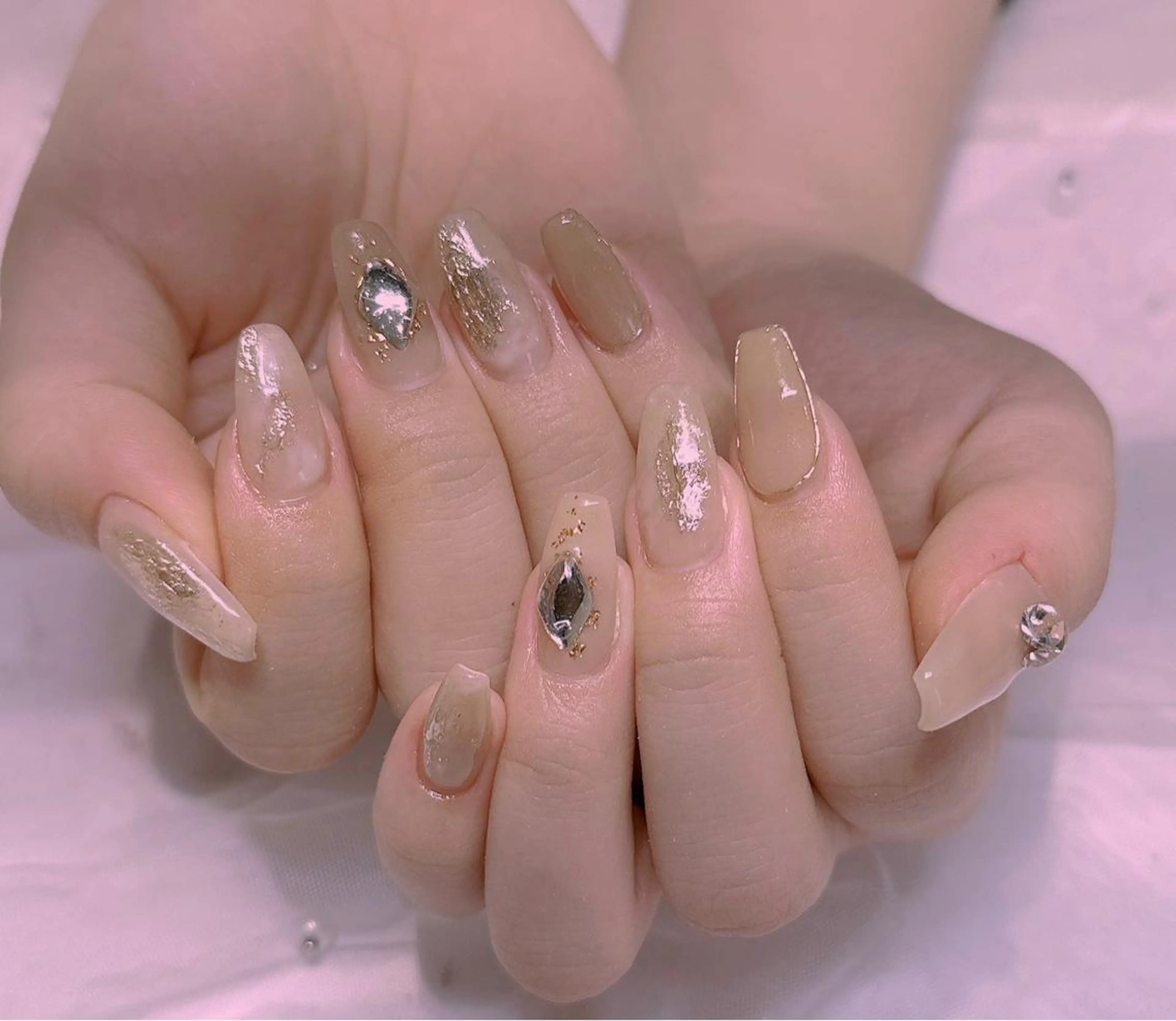 ネイル 長さだし専門店 M2　rikaのネイルデザイン