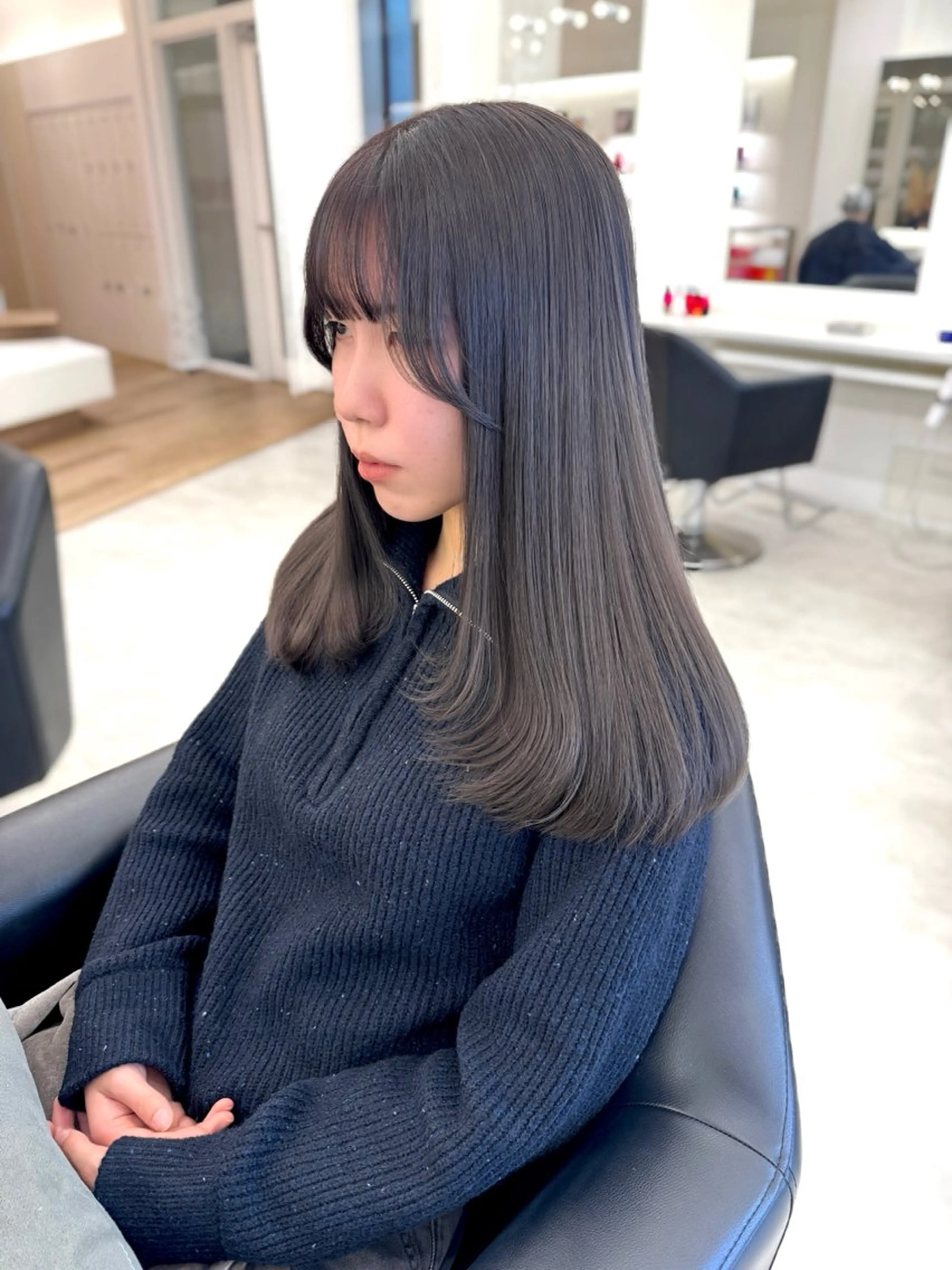 ロング カラー カット ヘアカラー トリートメント ♡ParveMix NANO♡のヘアスタイル