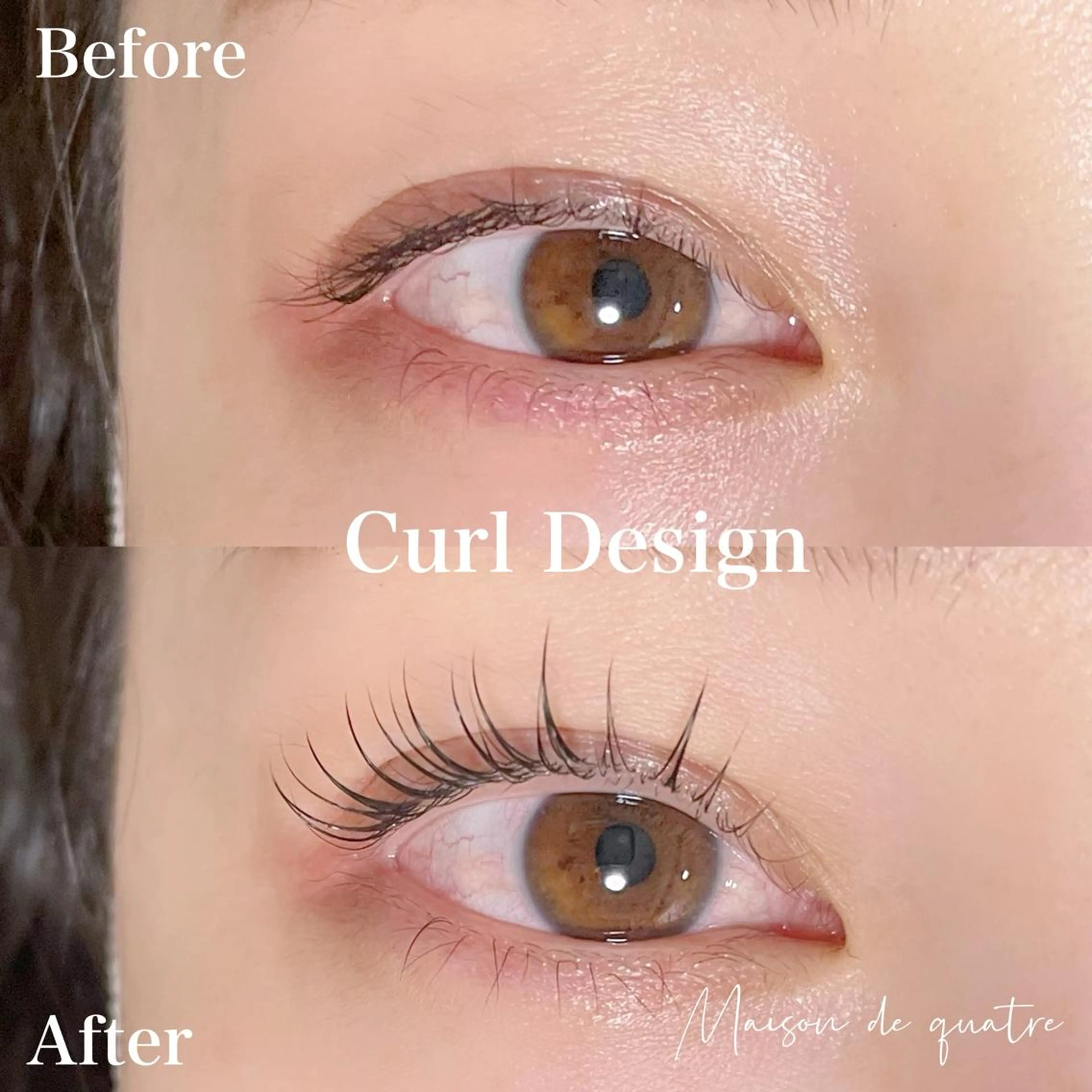 マツエク・マツパ Maison de quatre所属・RIKA SHIMIZUのマツエク・マツパデザイン