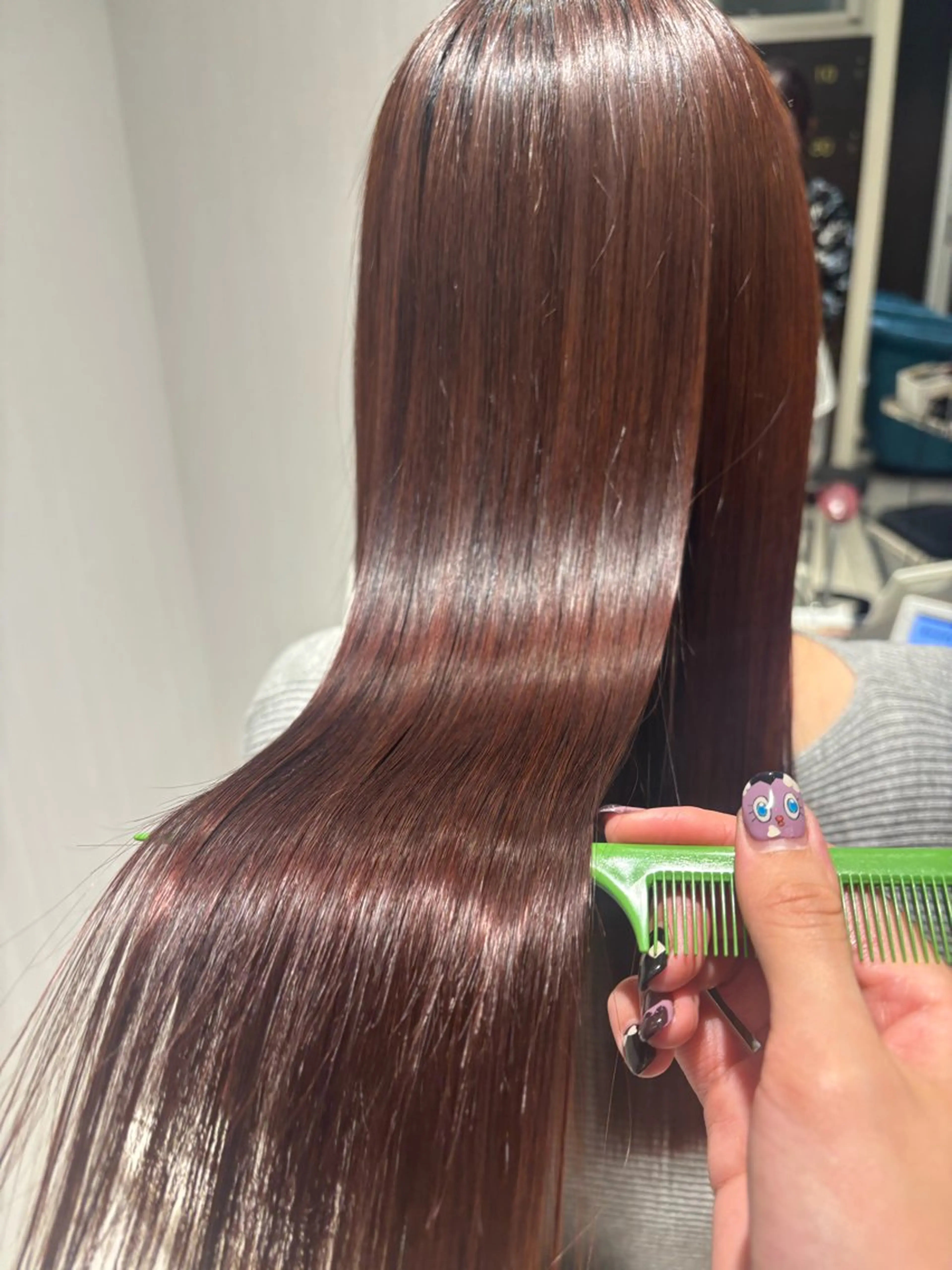 ロング トリートメント 木村 優奈/縮毛矯正/艶髪のヘアスタイル