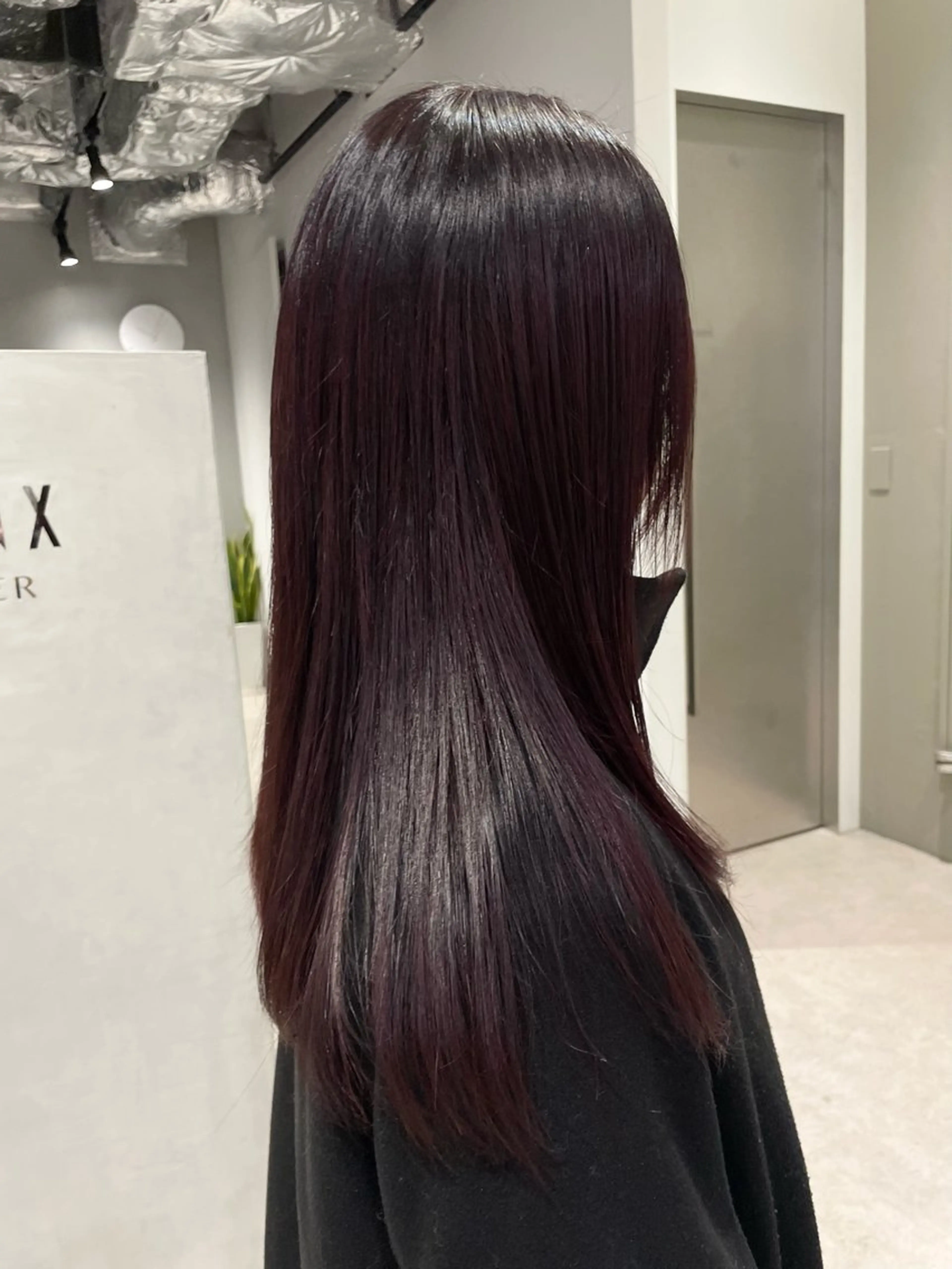 ロング カラー 透明感カラー ラベンダーカラー MINX OVER所属・本間里利果/カット・ カラーモデル募集中✨のヘアスタイル