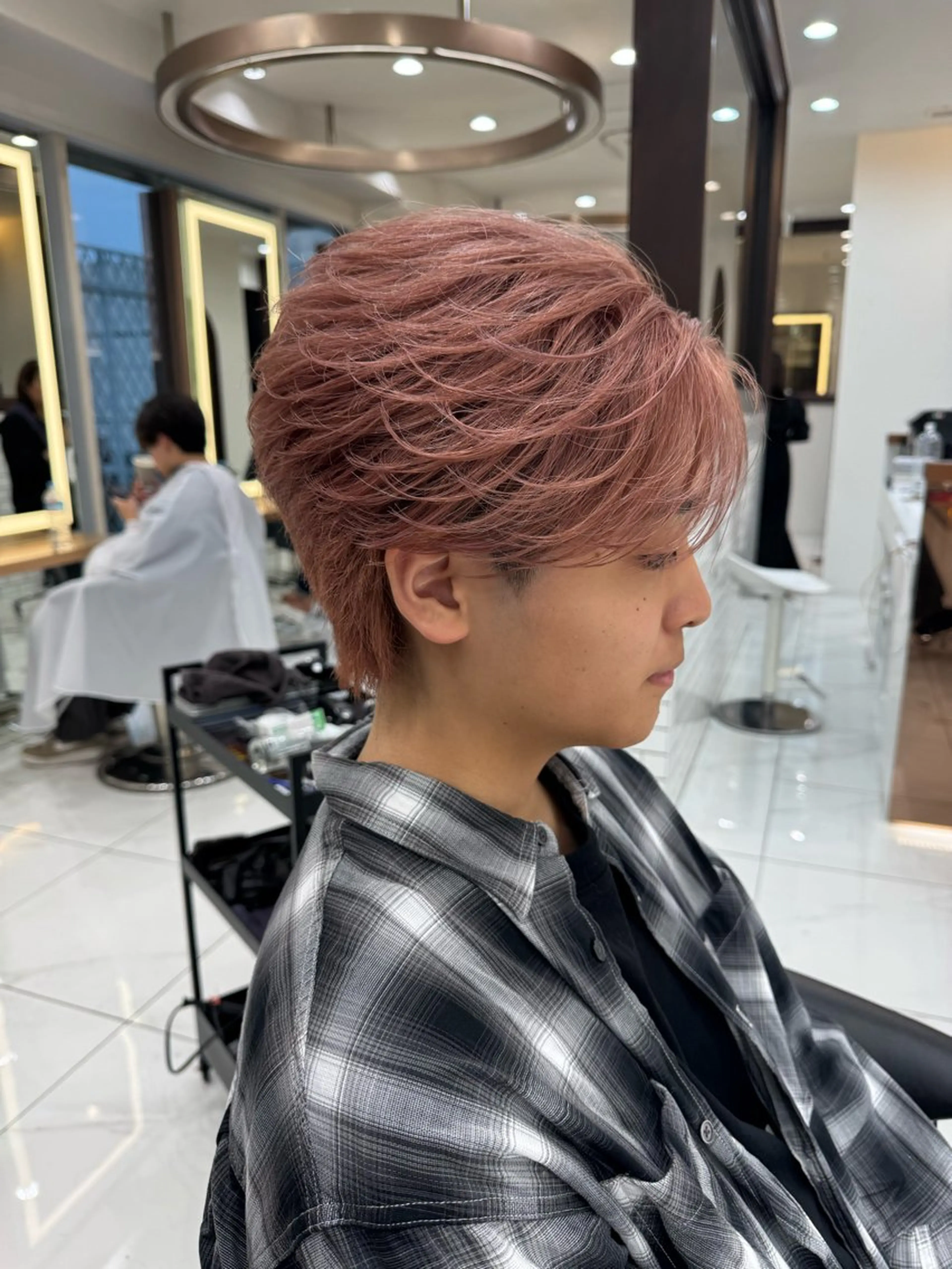 カラー メンズ 菅野 心悠/メンズヘアのヘアスタイル