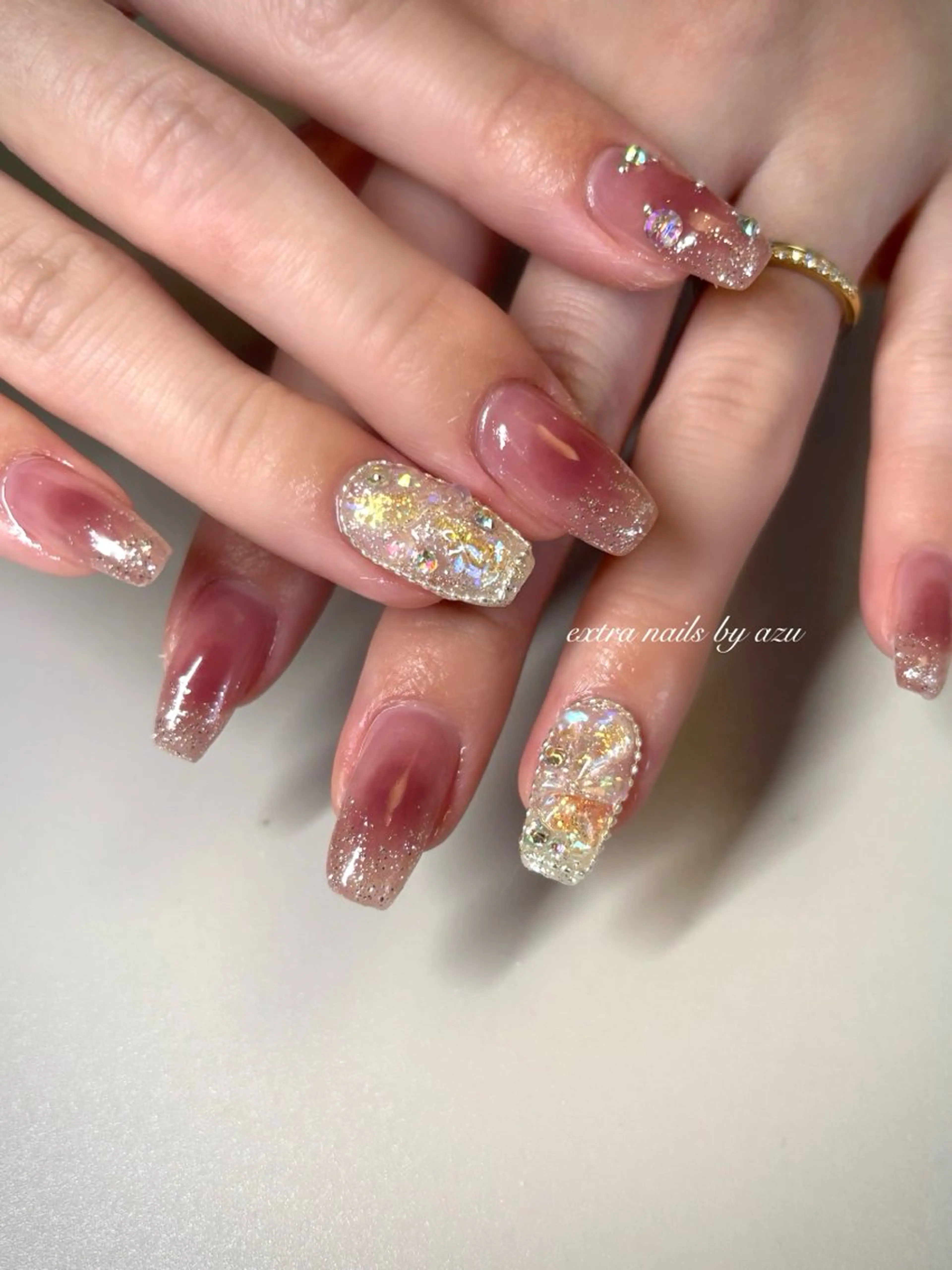 ネイル ワンホンネイル ハンドネイル extranails ／lemellaのネイルデザイン