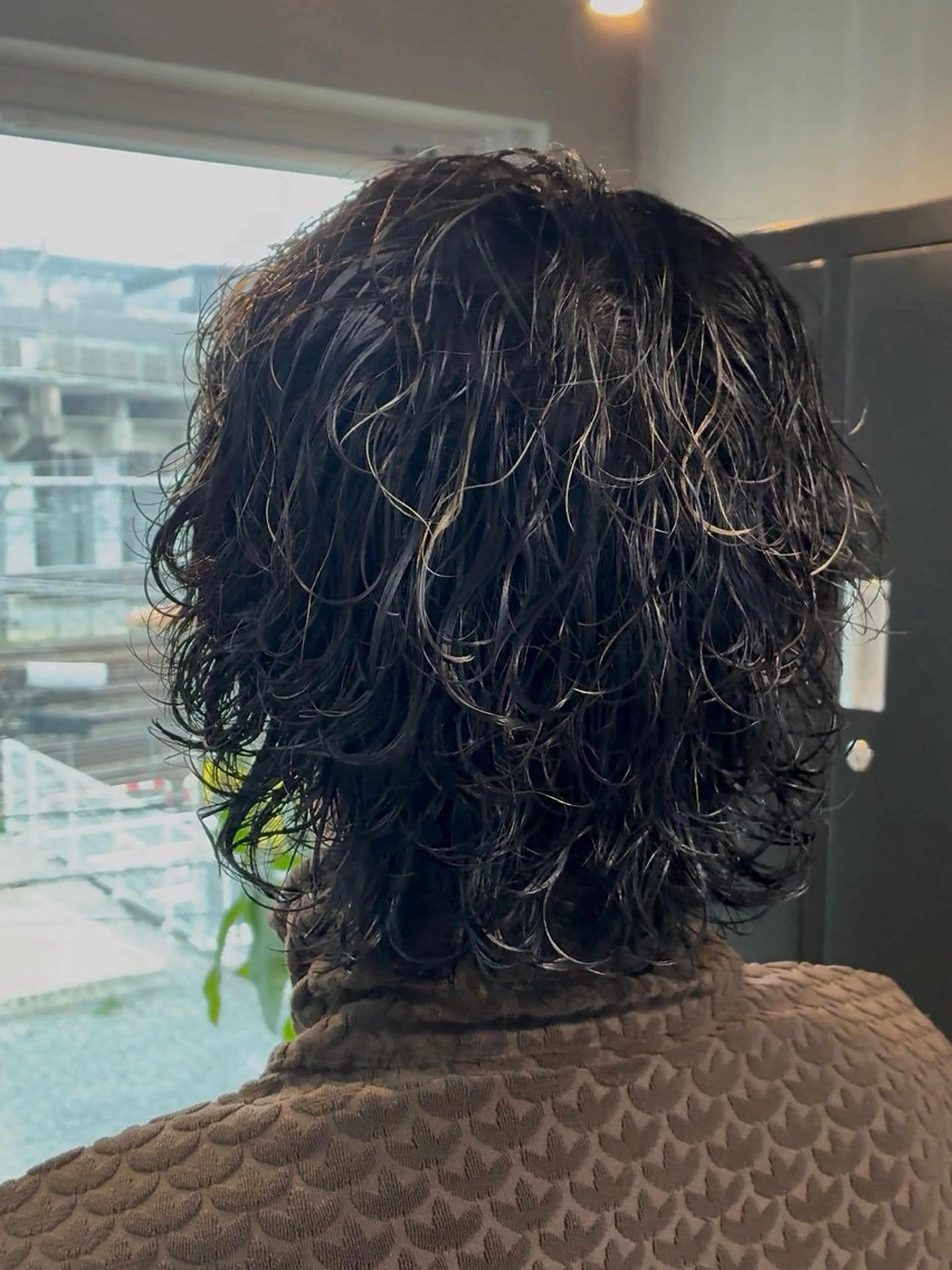 セミロング パーマ メンズ パーマ指名No.1✨ /大宮/海志のヘアスタイル