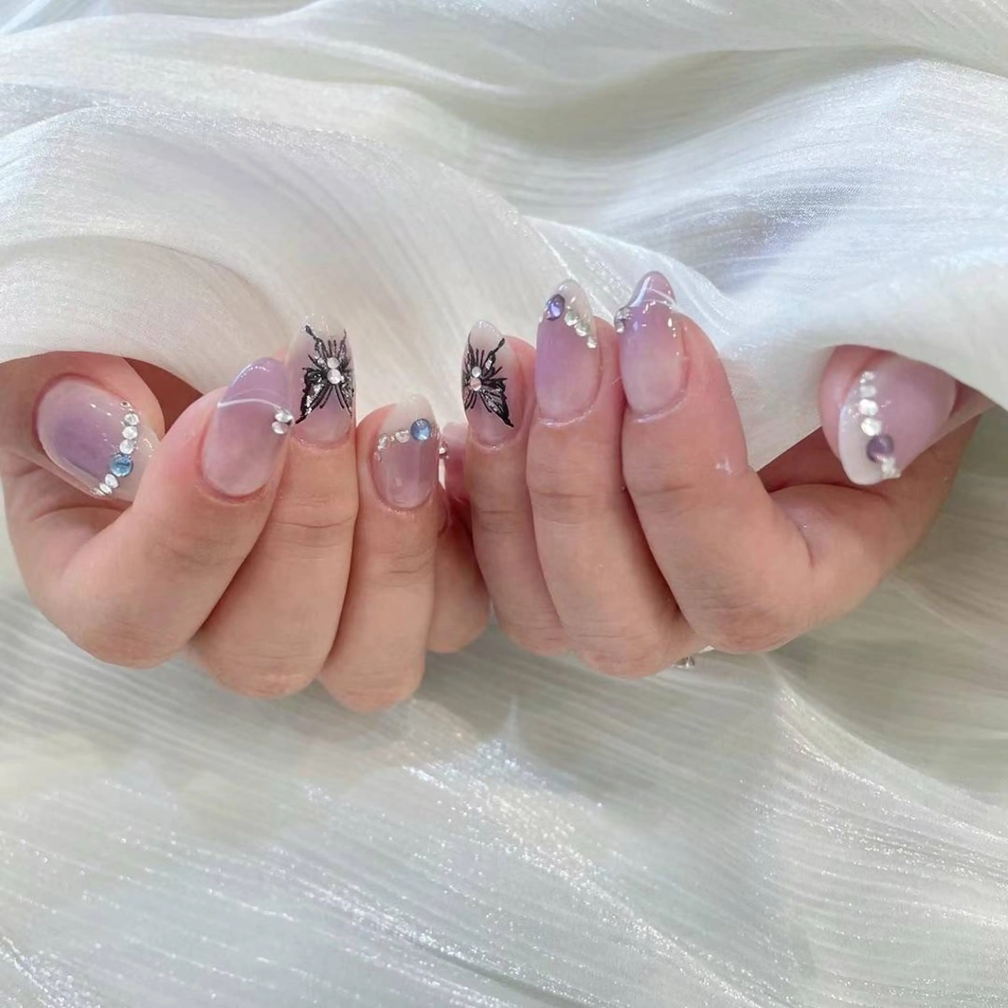 ネイル アートネイル フラワーネイル フットネイル ジェルネイル マグネットネイル Babarla nailのネイルデザイン