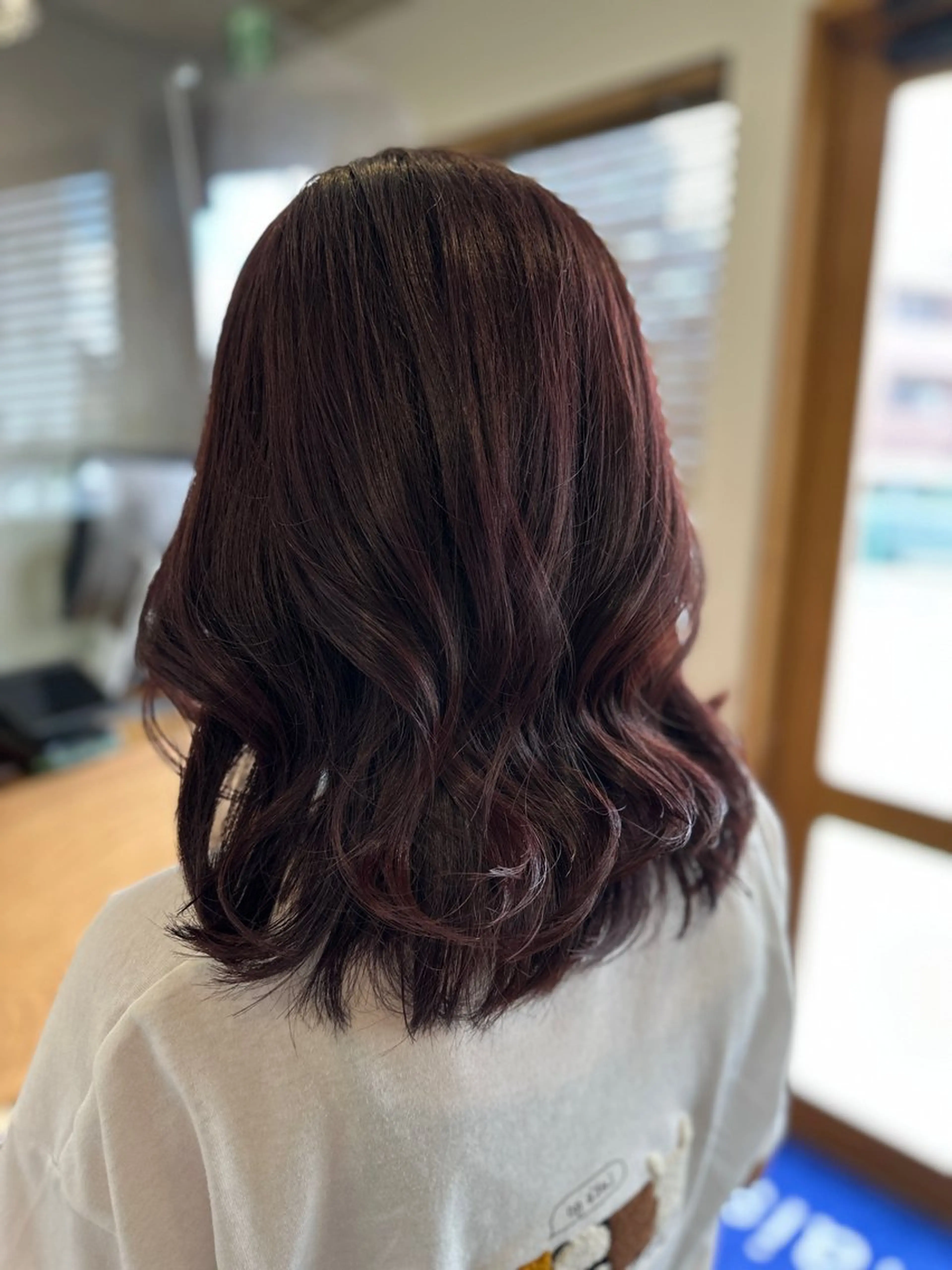 ミディアム カット ヘアカラー トリートメント 後藤 千絵のヘアスタイル