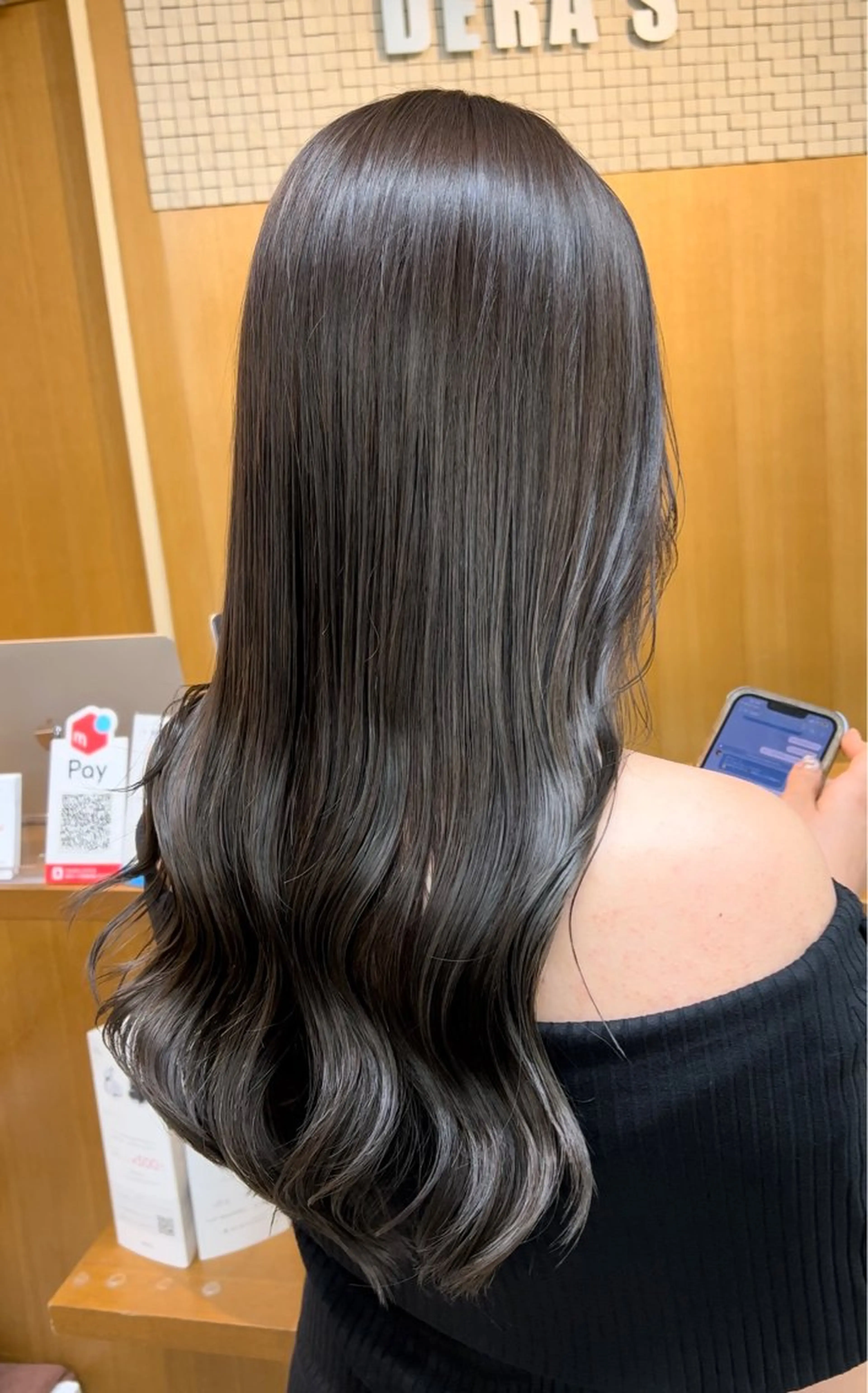 ロング カラー 透明感カラー グレージュ 透明感カラー/ イルミナカラーヒロキのヘアスタイル