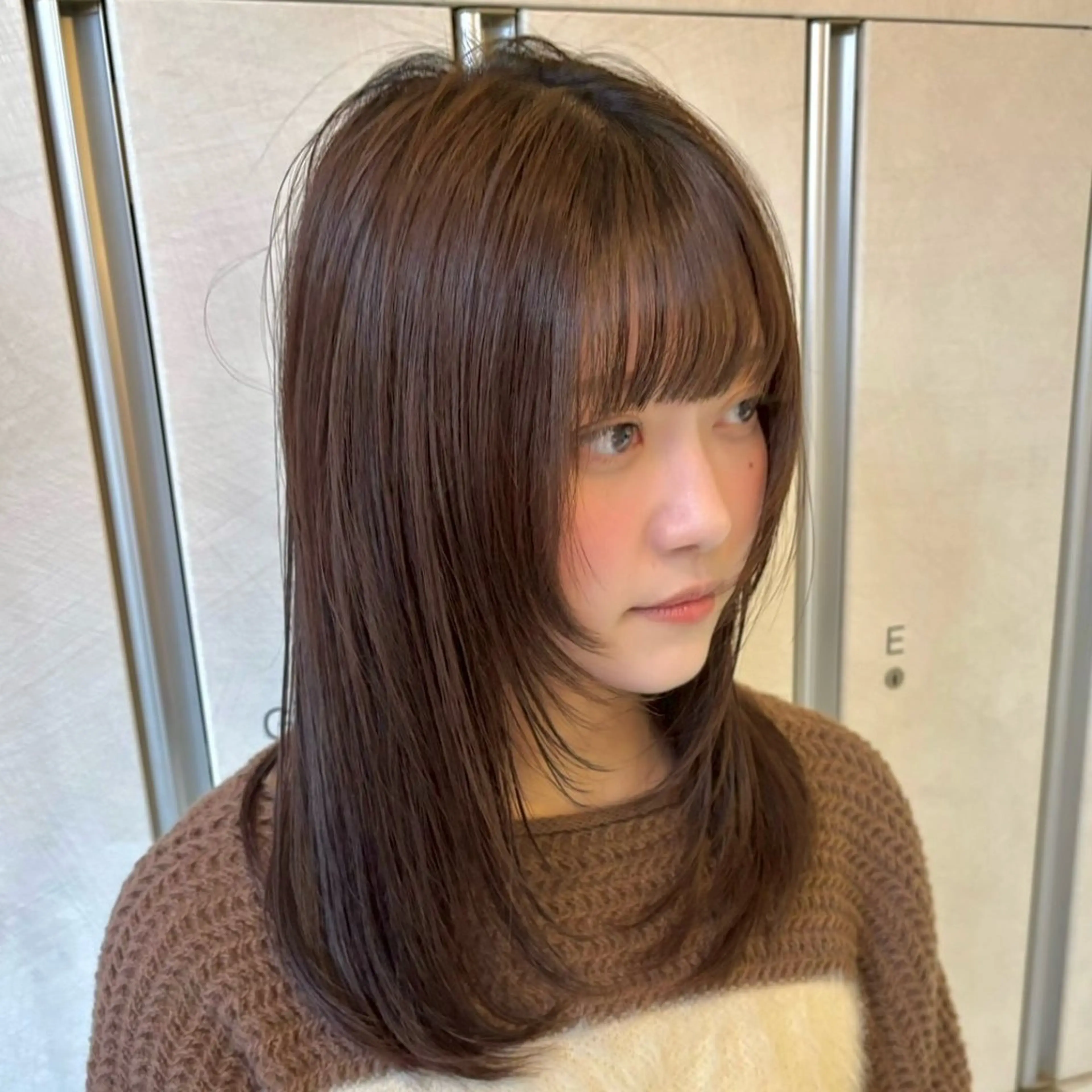 【初めての方限定🌼】赤み抑えめの透明感カラー+似合わせカット✨大人女性に人気の“柔らかいツヤ”が欲しい方に◎の写真