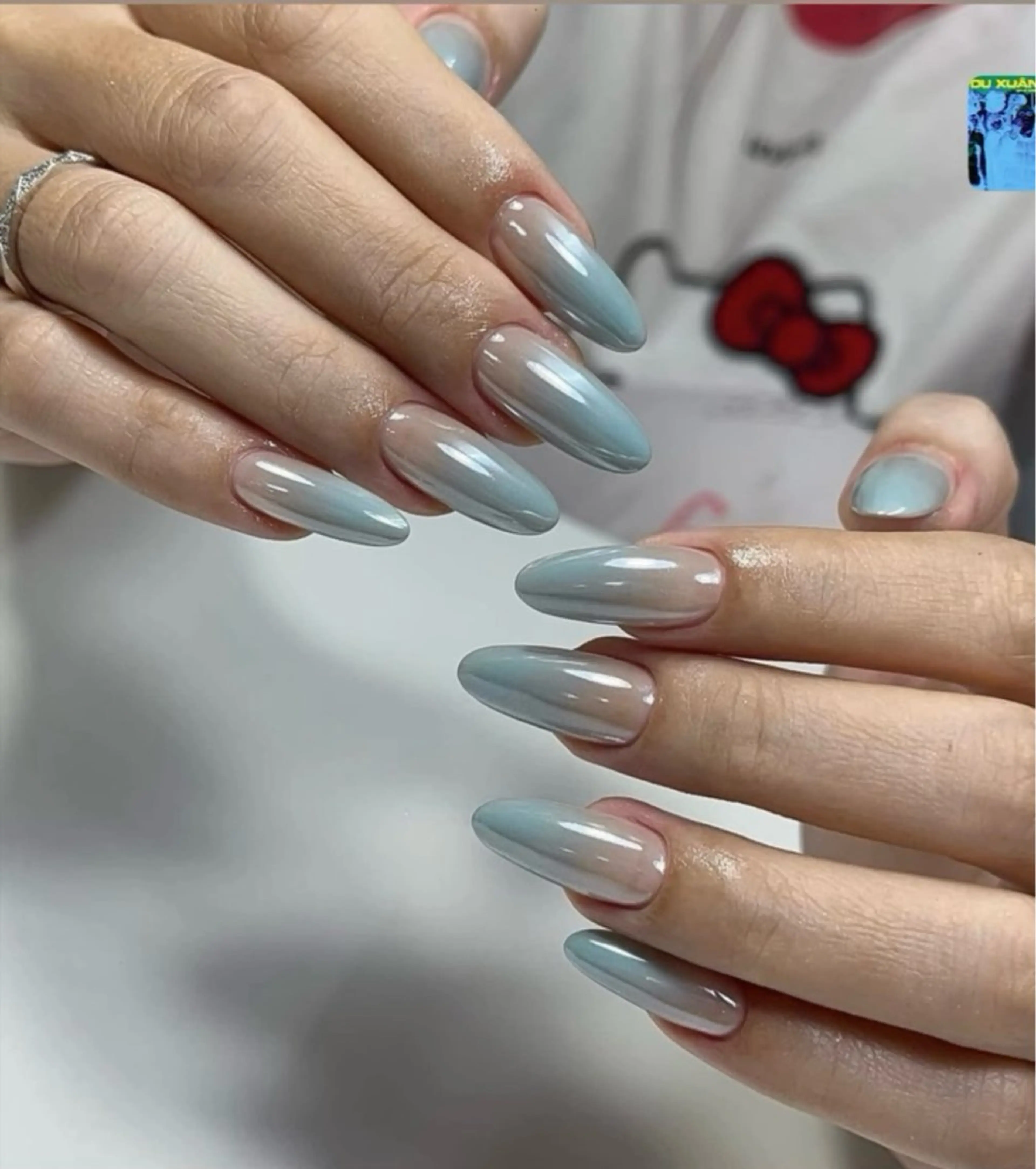 ネイル フットネイル ジェルネイル 韓国ネイル ラメ(グリッター) ラメグラデーション ハンドネイル Any nail新大久保店のネイルデザイン