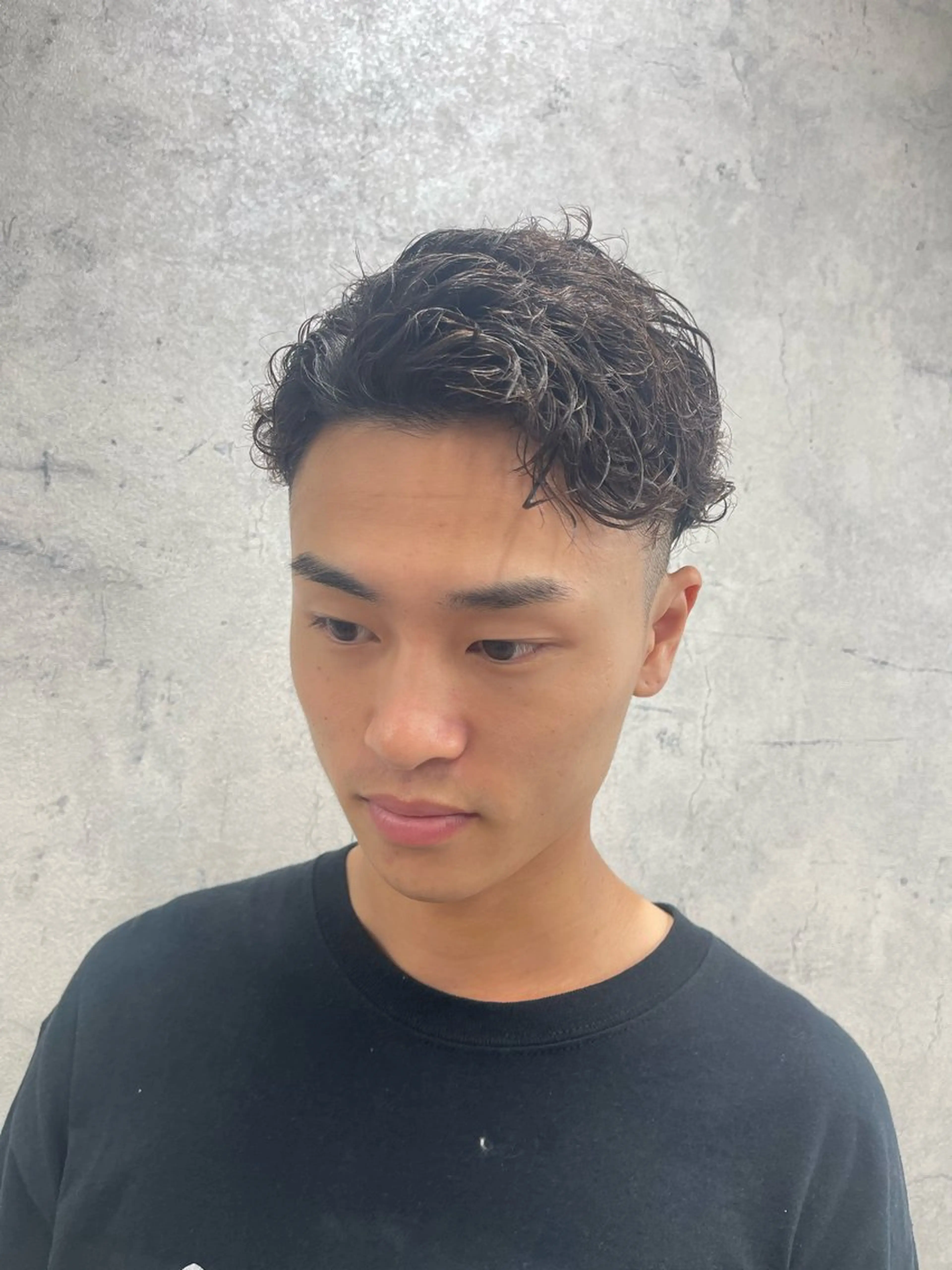 ショート カット パーマ トリートメント ✨メンズ支持率no1 野上✨のヘアスタイル