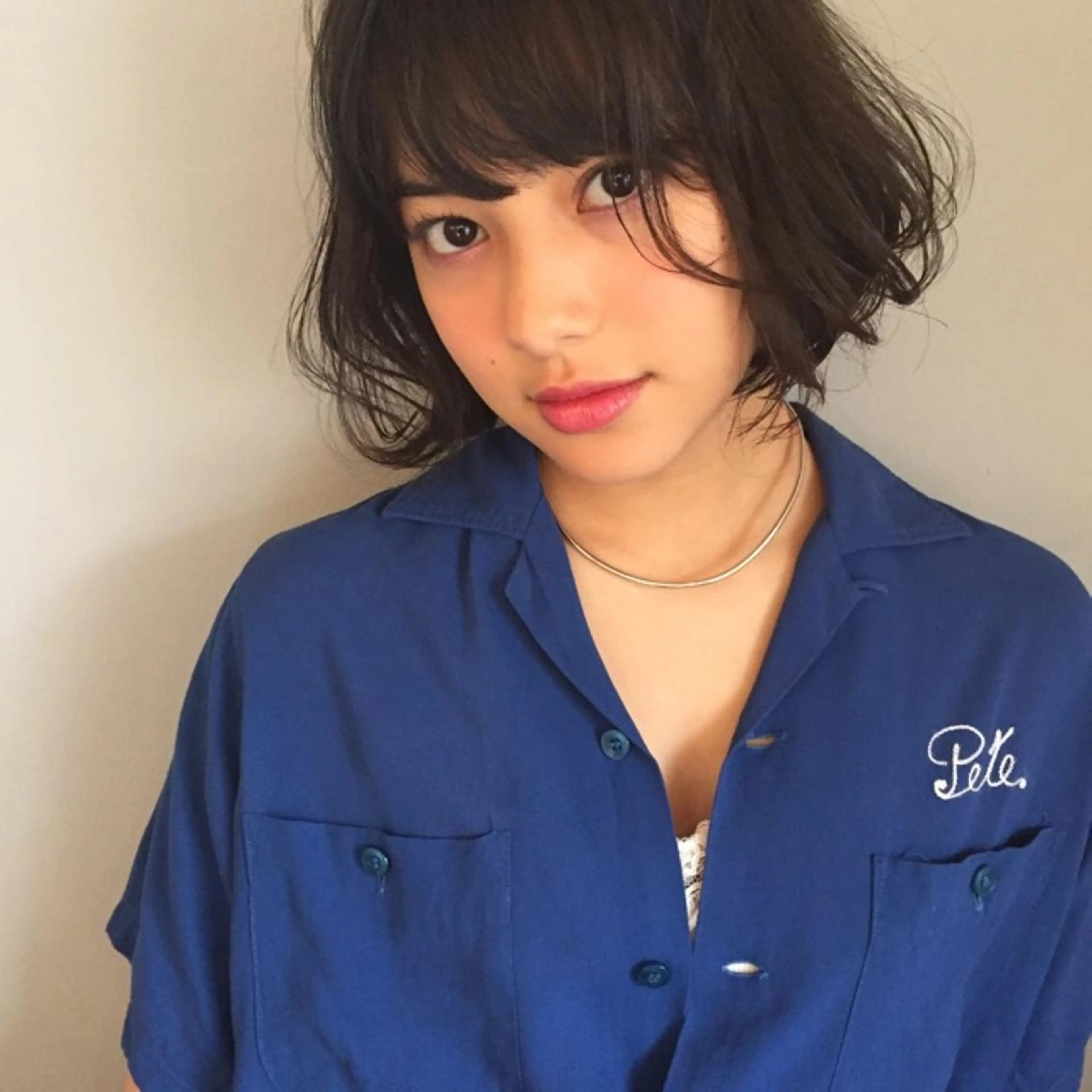 ミディアム カラー ベージュカラー ラベンダーカラー ラベンダーベージュ ボブ レイヤーカット HARUKA ⭐️モデル募集中⭐️のヘアスタイル