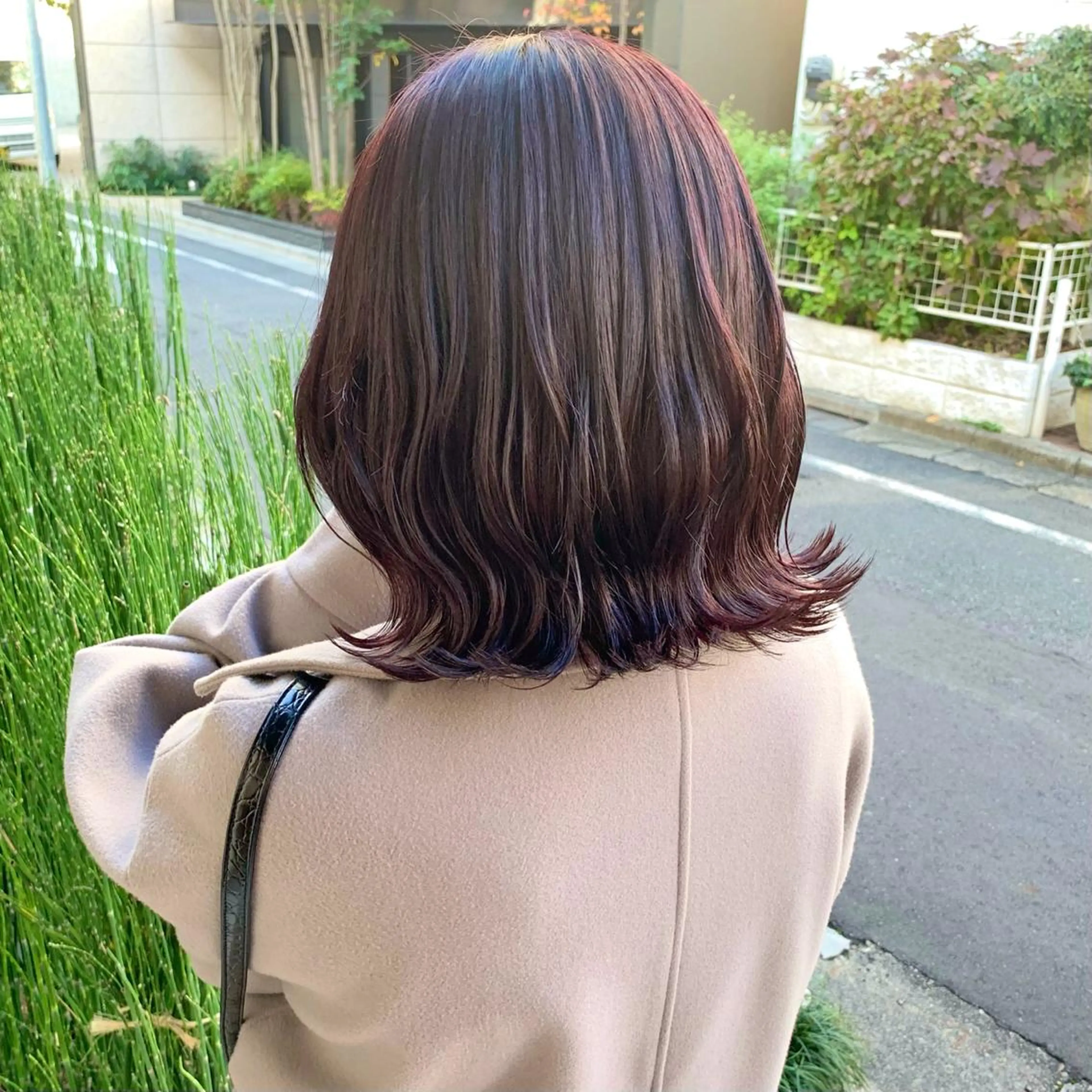 ショート カラー ヘアアレンジ ブリーチ ダブルカラー ラベンダーカラー ブリーチなしカラー ピンクカラー パーマ/暖色/ボブ イワタテ🇰🇷のヘアスタイル