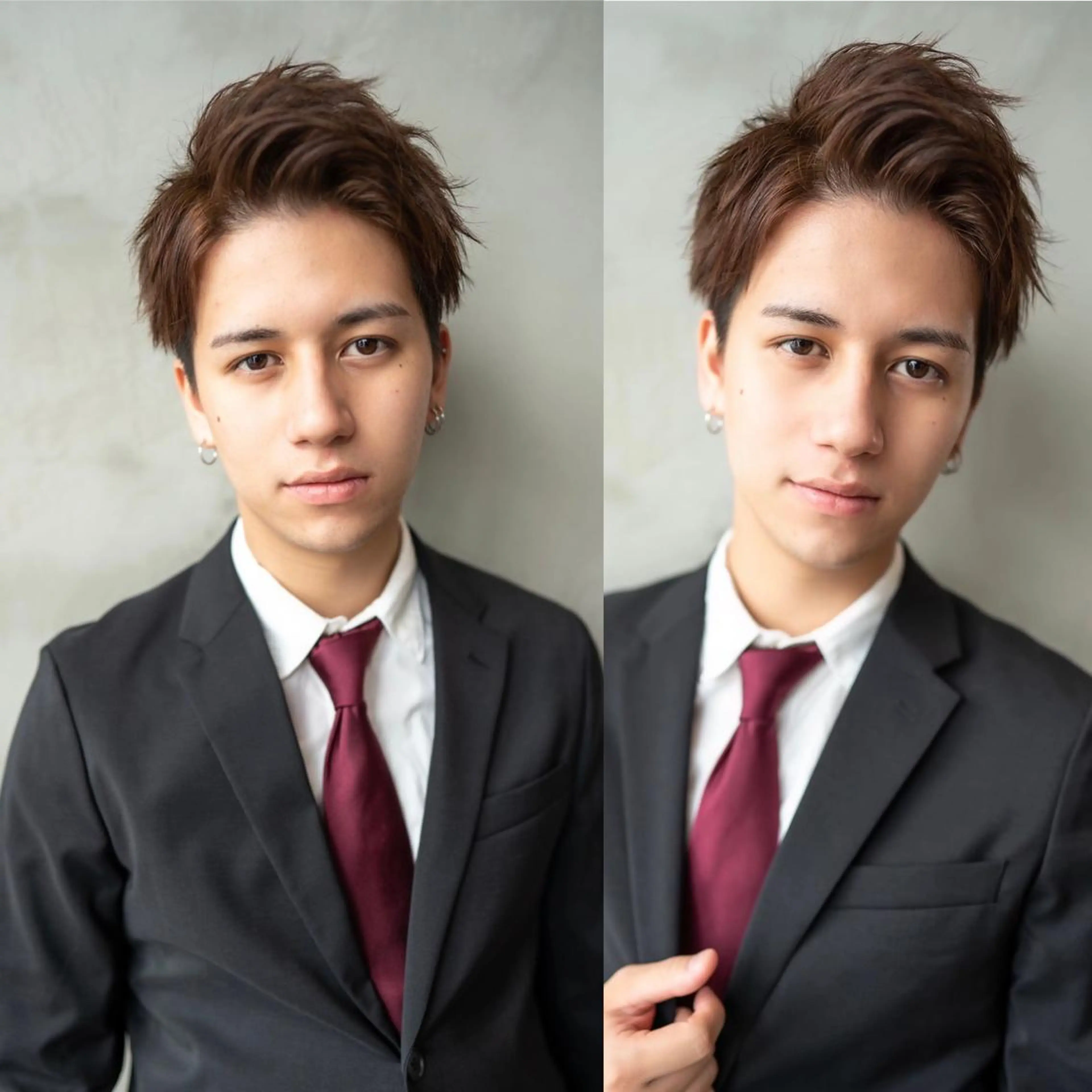 【ビジネスマン】眉カットの写真