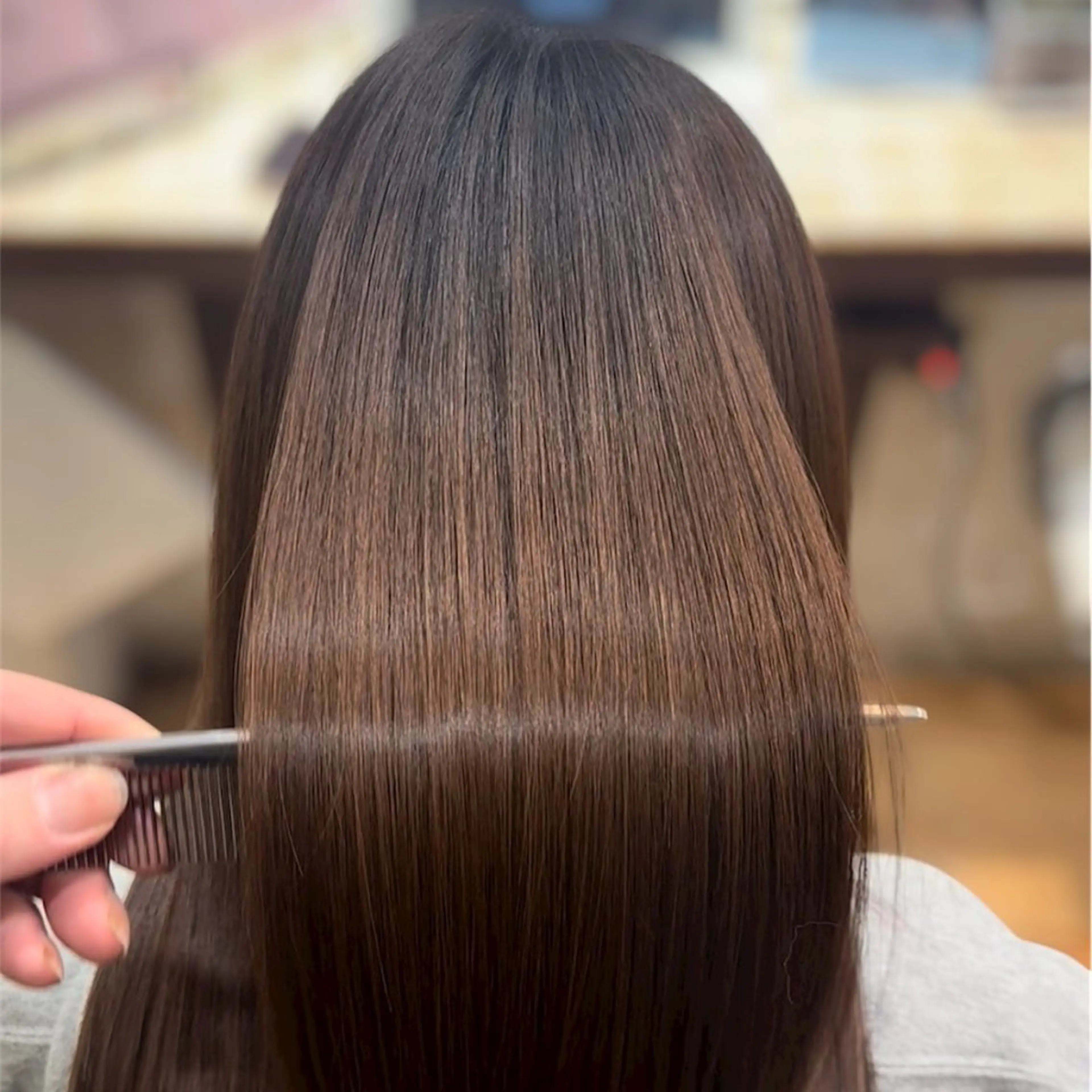 カラー ロング 無料モデル募集中🫧 田村 羽夏のヘアスタイル