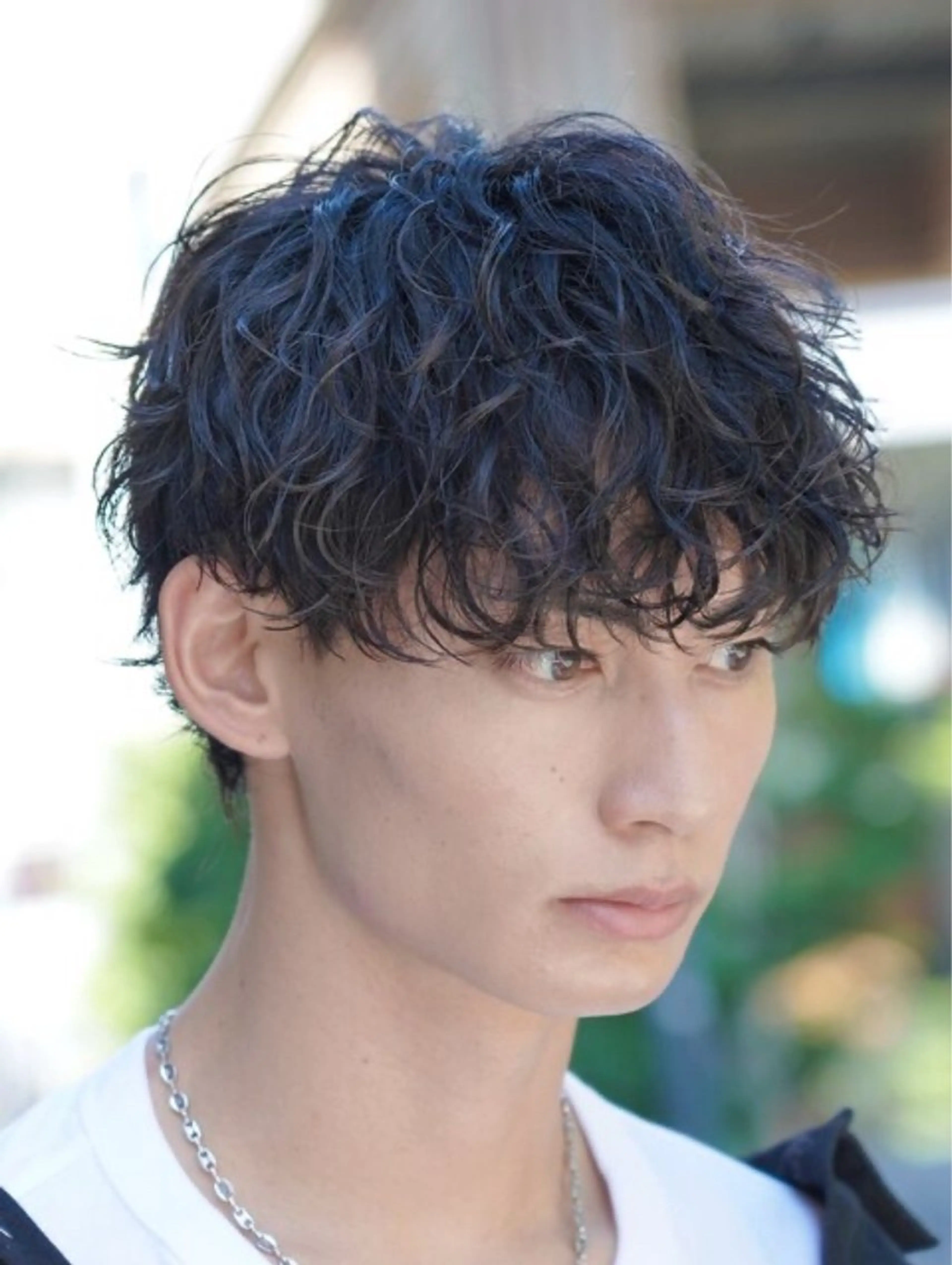 パーマ メンズ メンズパーマ 波巻きパーマ スパイラルパーマ カット パーマ 🎀メンズパーマ☆ 艶カラー☆Syuriのヘアスタイル