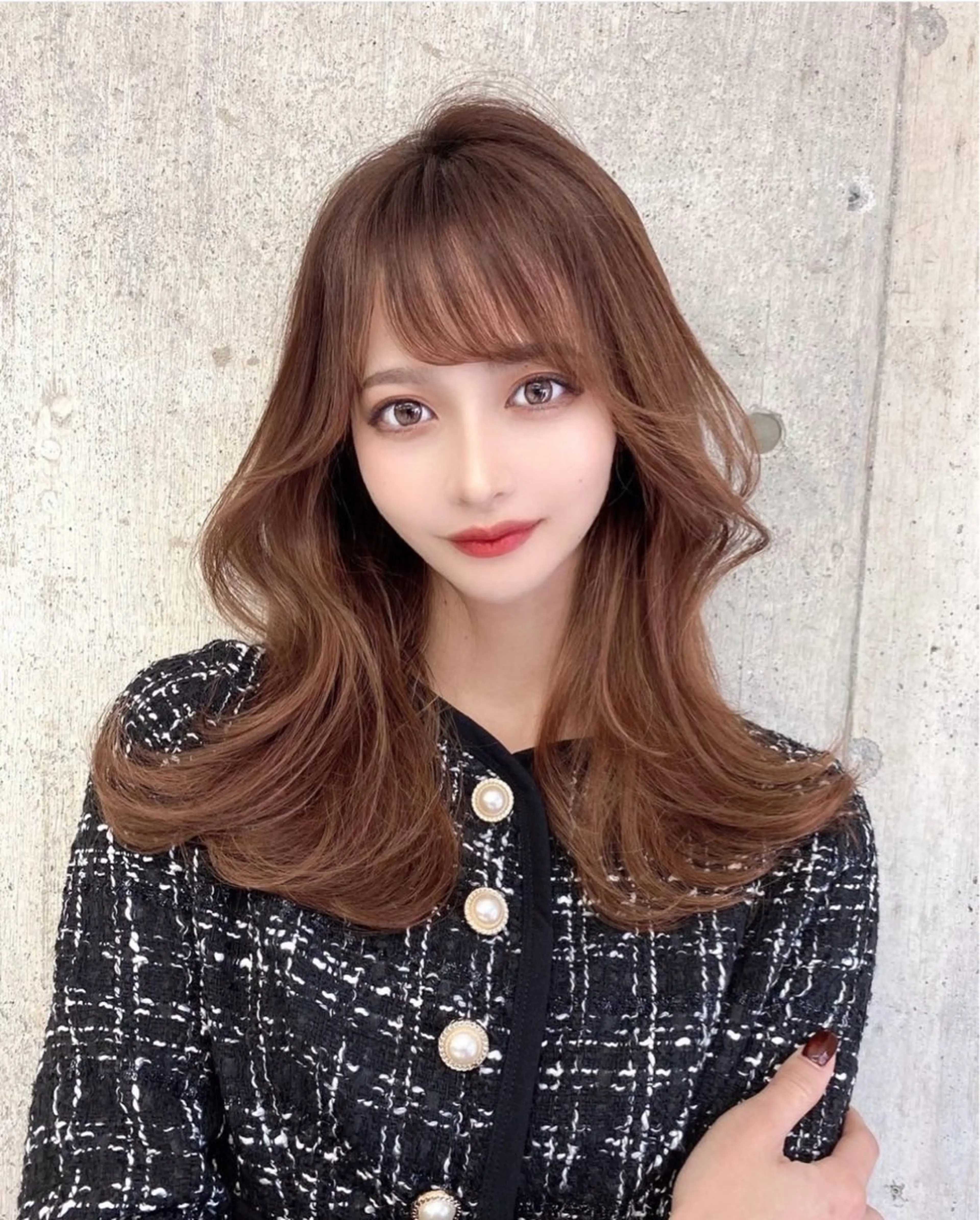 カラー ❤️ブリーチなし💚 ダブルカラー平野実花のヘアスタイル