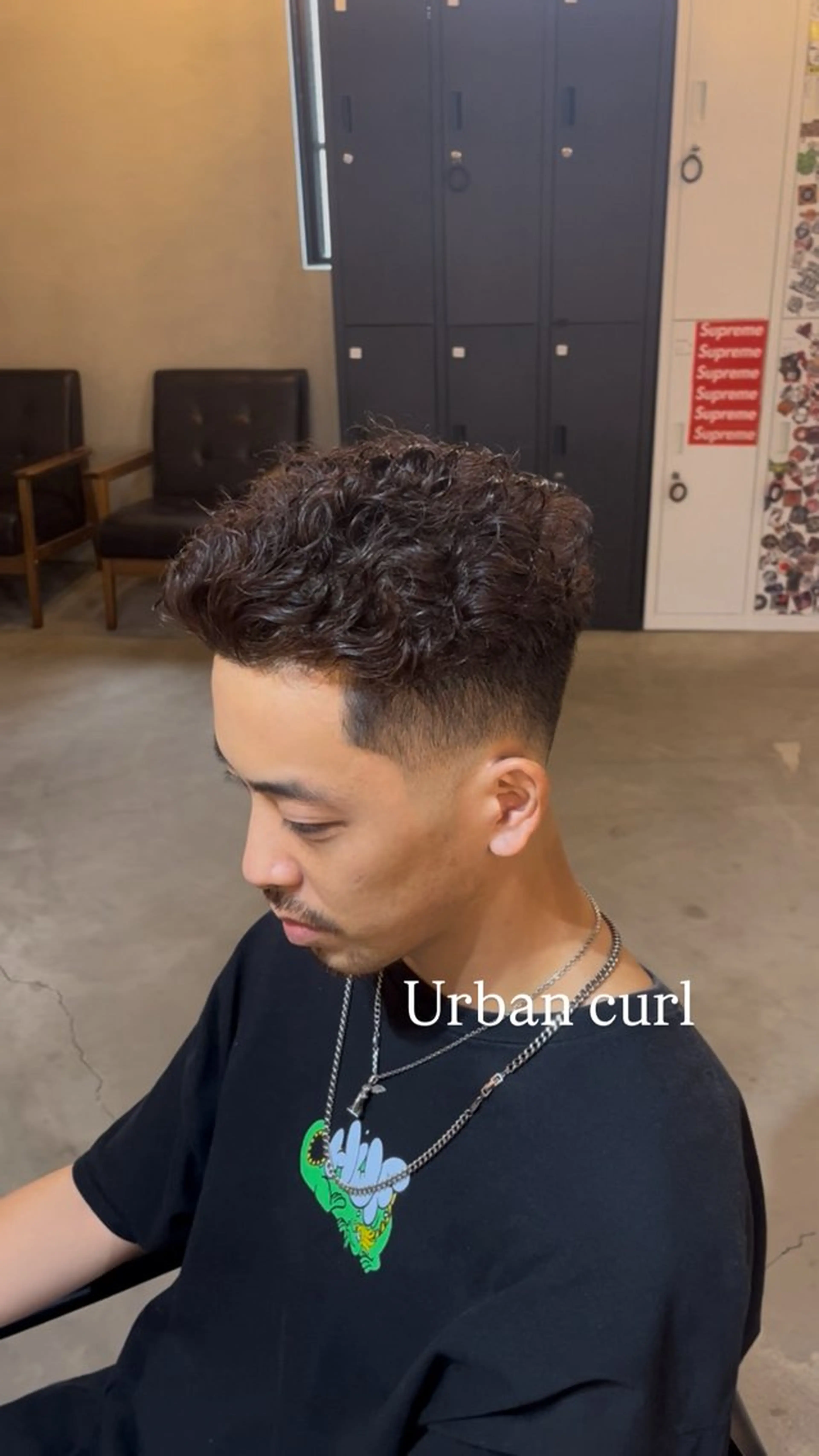 【新規割引✂️】メンズカット+ワンカラー+パーマ💈【ブラウン/ハイライト/海外風/外国人風/ラルフカール】の写真