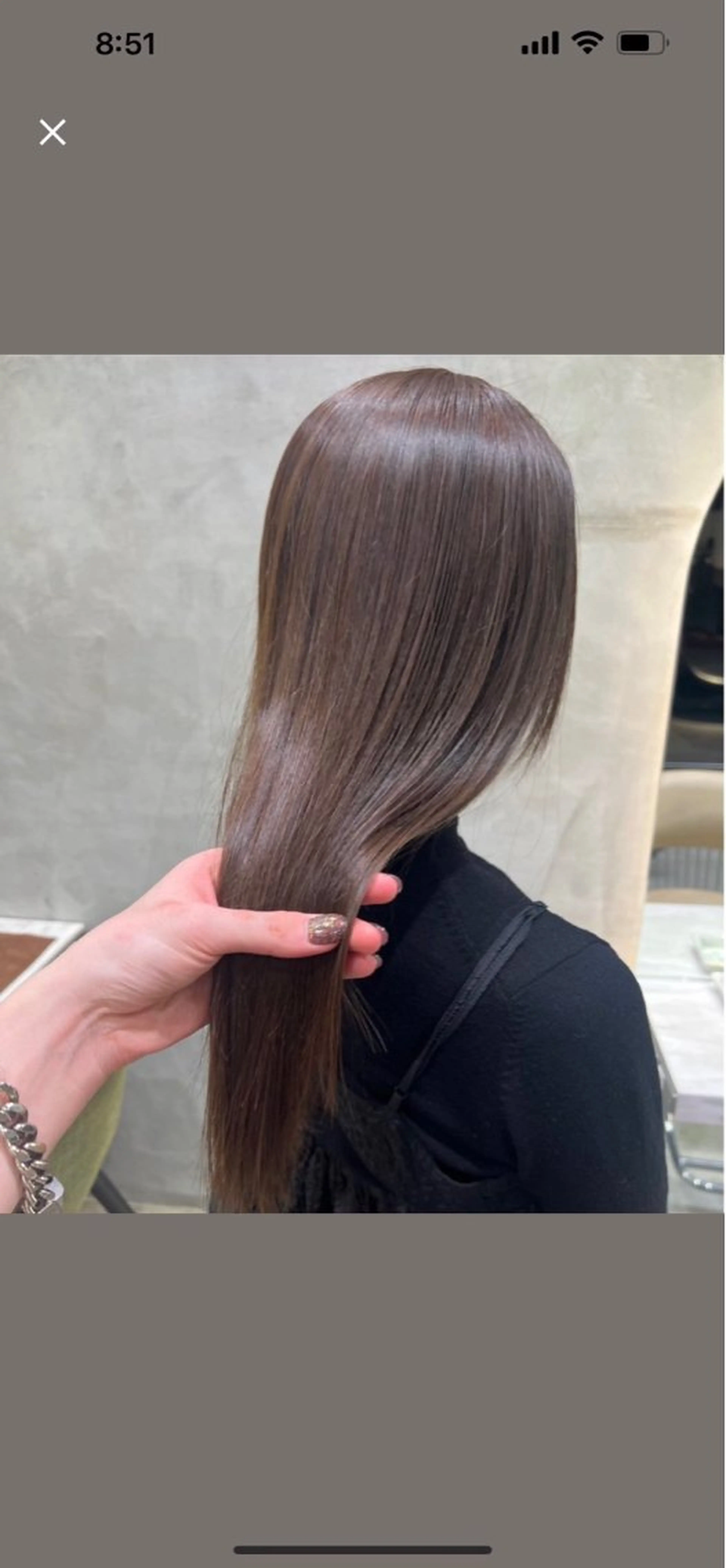 ロング 縮毛矯正 宮嶋 蓮のヘアスタイル