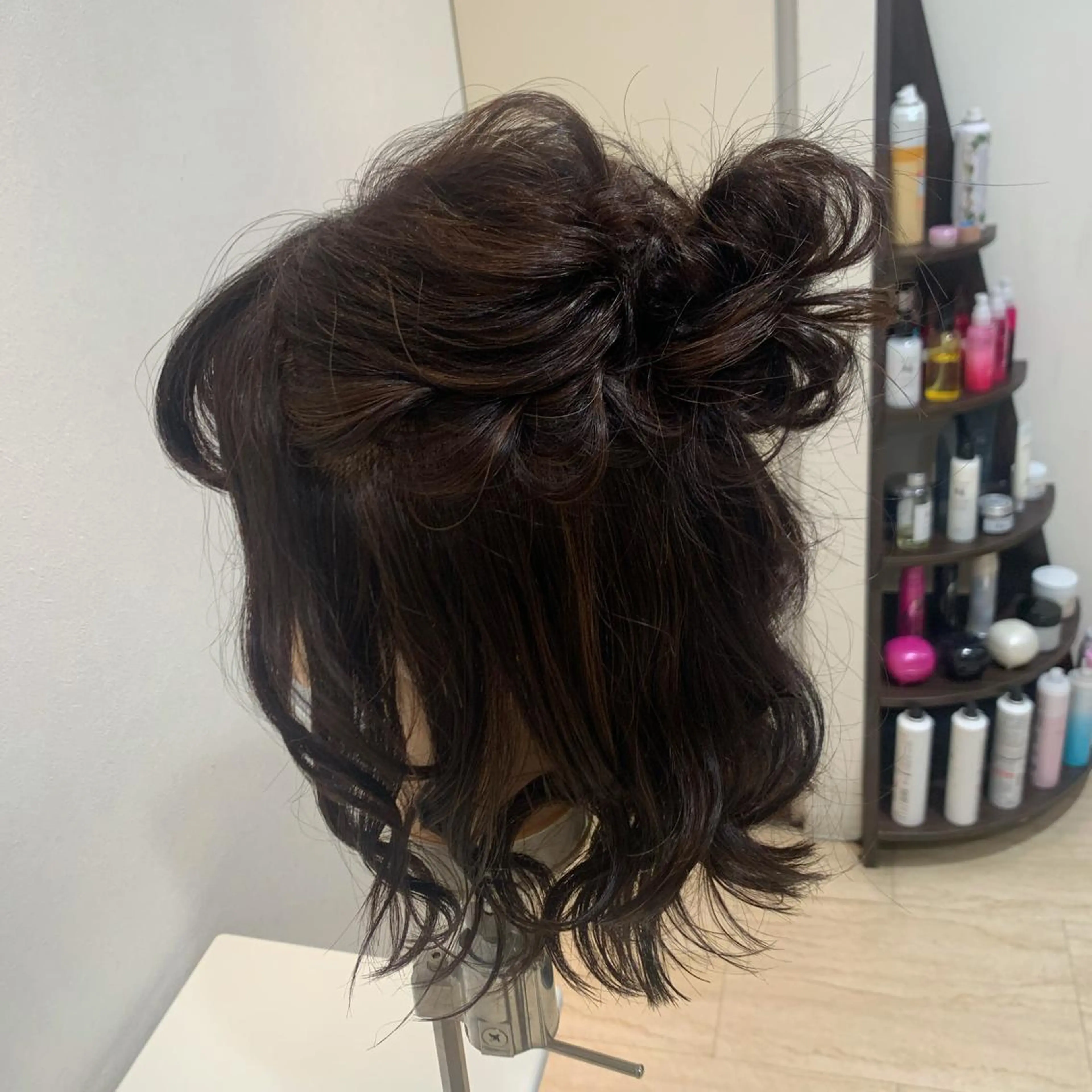 ミディアム ヘアアレンジ 尾崎 愛華のマツエク・マツパデザイン