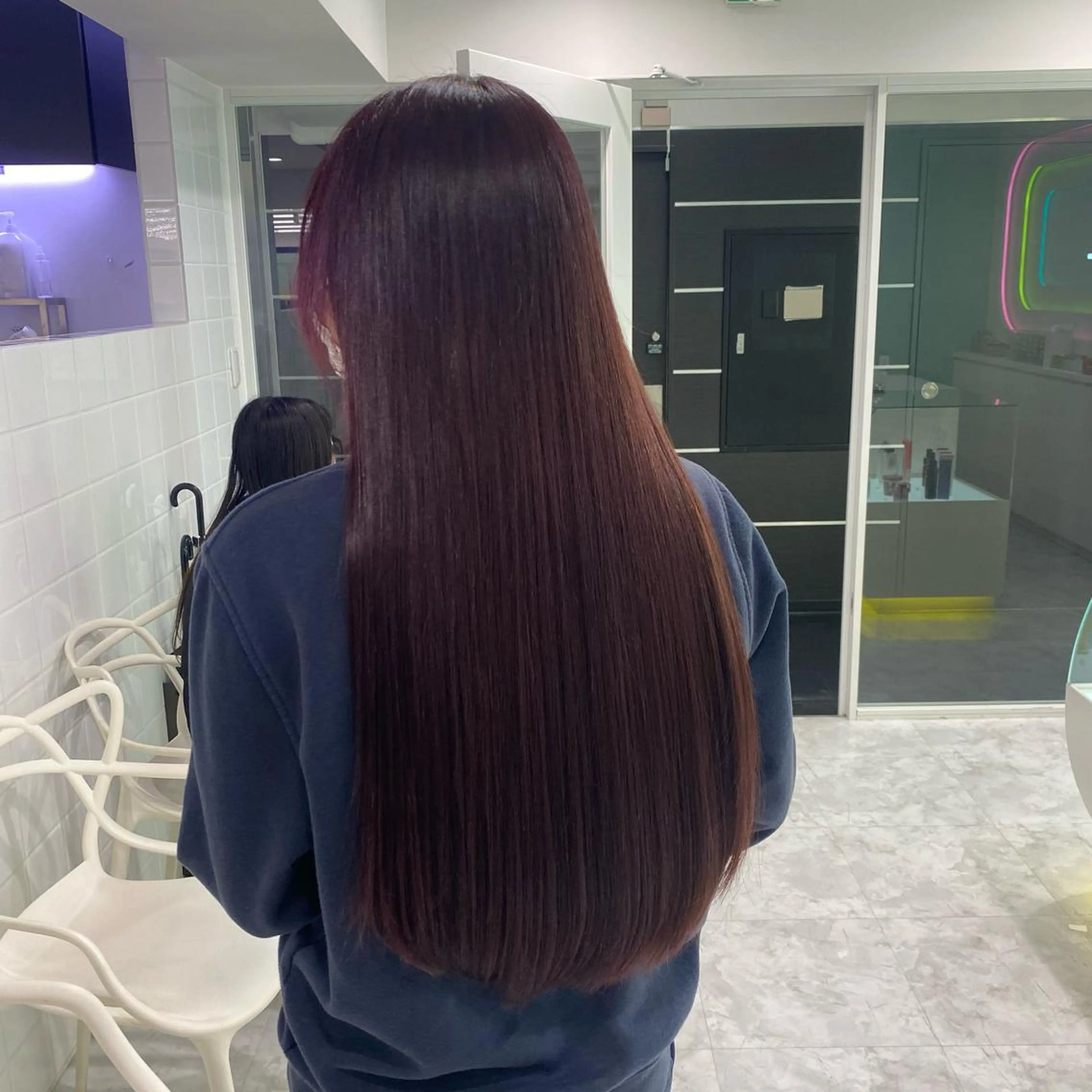 ロング カラー パーマ ヘアアレンジ メンズ キッズ ネイル マツエク・マツパ アイブロウ ブラウンカラー ピンクカラー ピンクブラウン カラーマツエク ブラウン 💖横浜ブリーチなし 💖MIHOのヘアスタイル