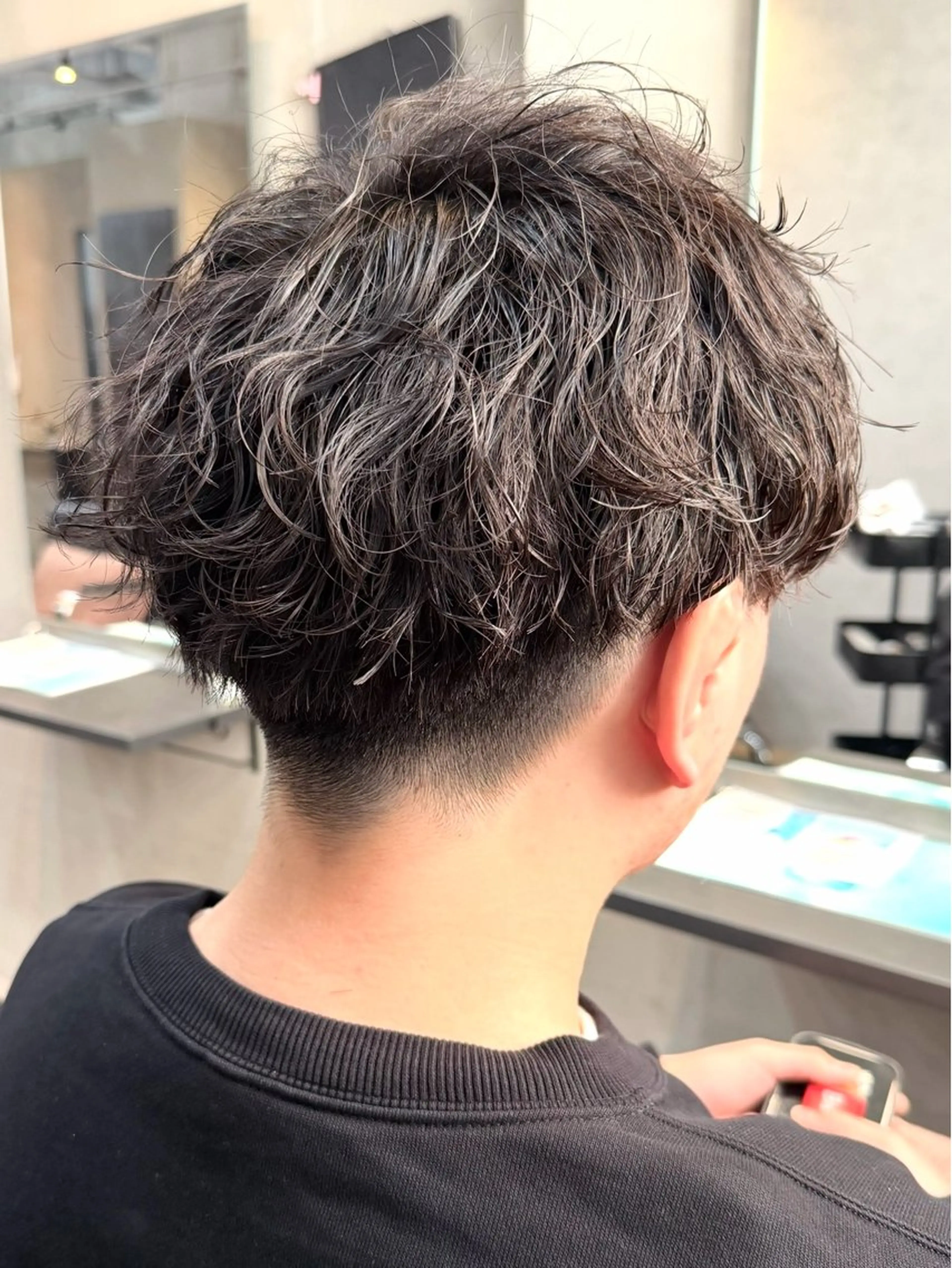 パーマ メンズ メンズパーマ 波巻きパーマ カット パーマ 大阪/豊中/ メンズパーマ/ちぇるのヘアスタイル