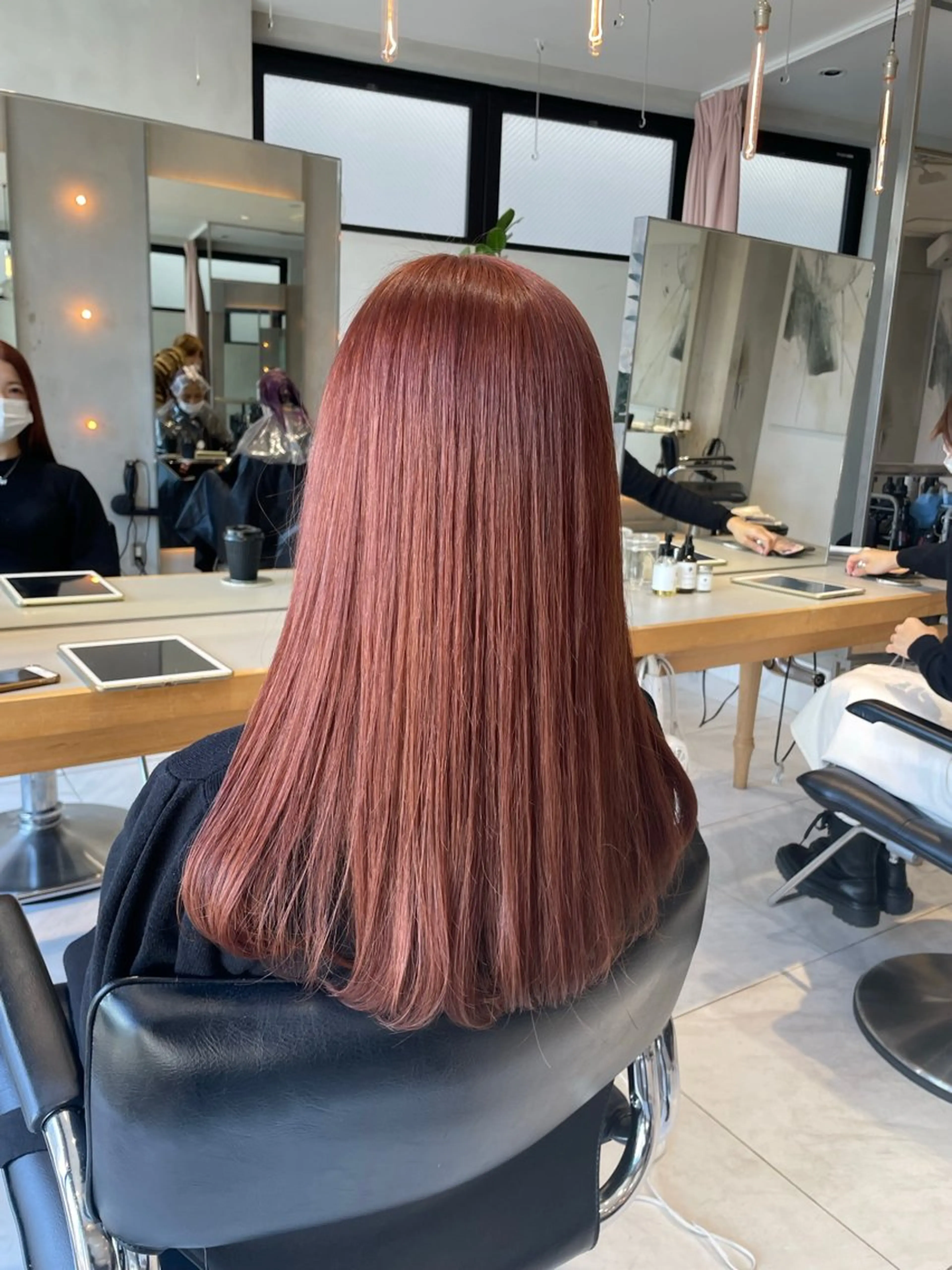 ロング カラー ヘアアレンジ ヘアカラー トリートメント ヘッドスパ ヘアセット 艶髪/レイヤーカット 🐣misakiのヘアスタイル