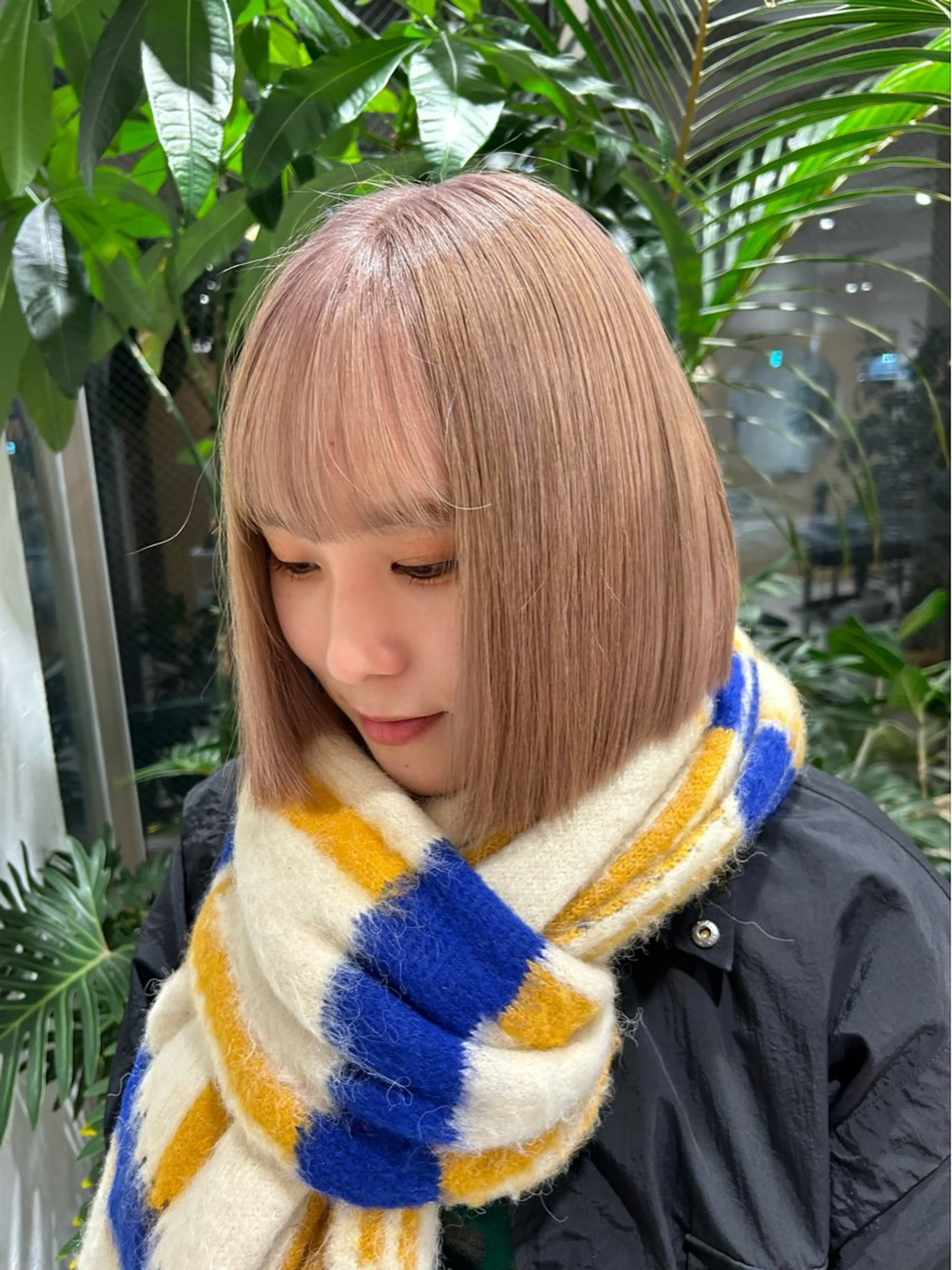 ショート カラー カット ヘアカラー トリートメント 🦖ミニボブ/ボブ /MOEKA🦕のヘアスタイル