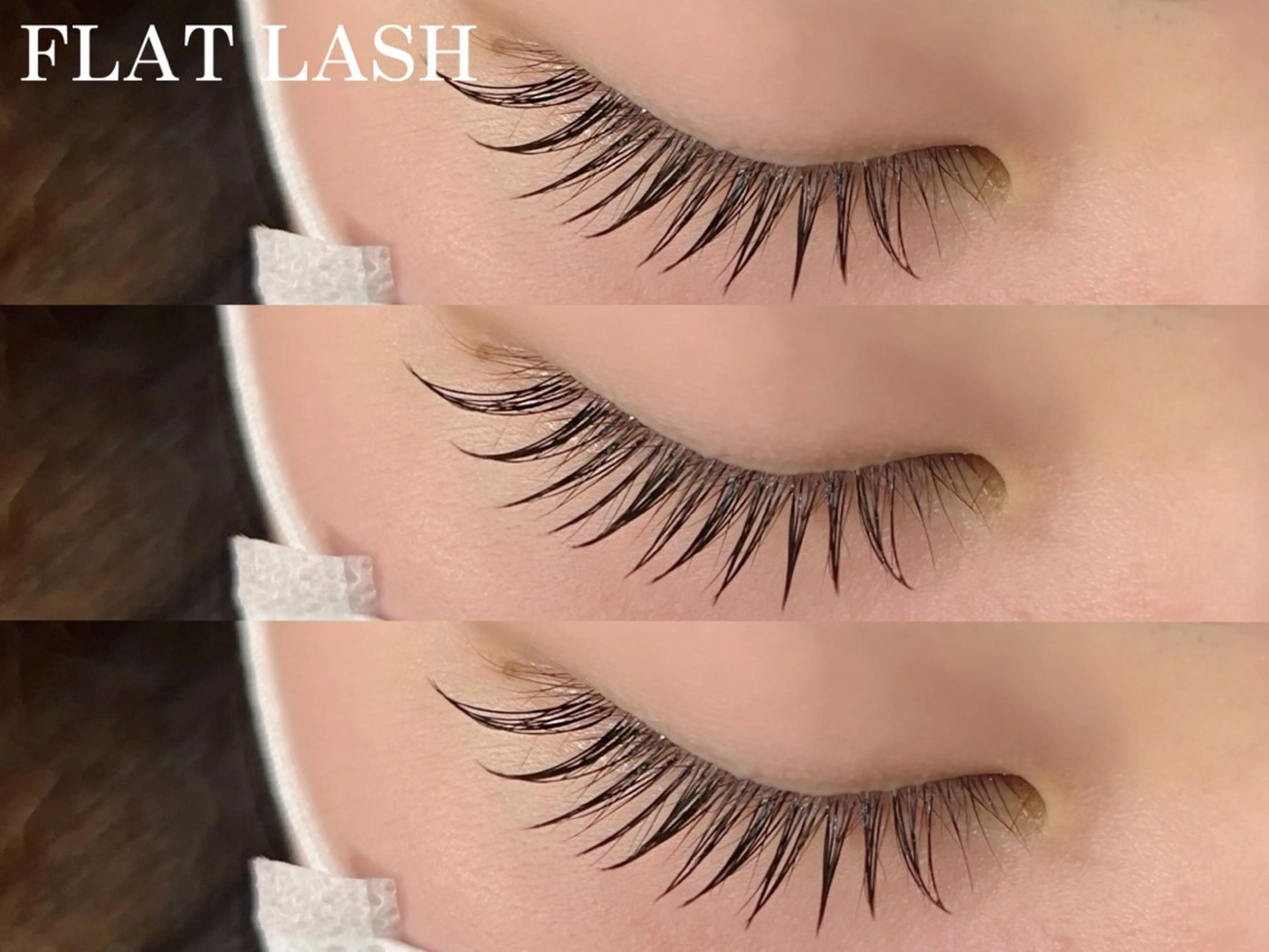 マツエク・マツパ フラットラッシュ Trinity eyelashのマツエク・マツパデザイン