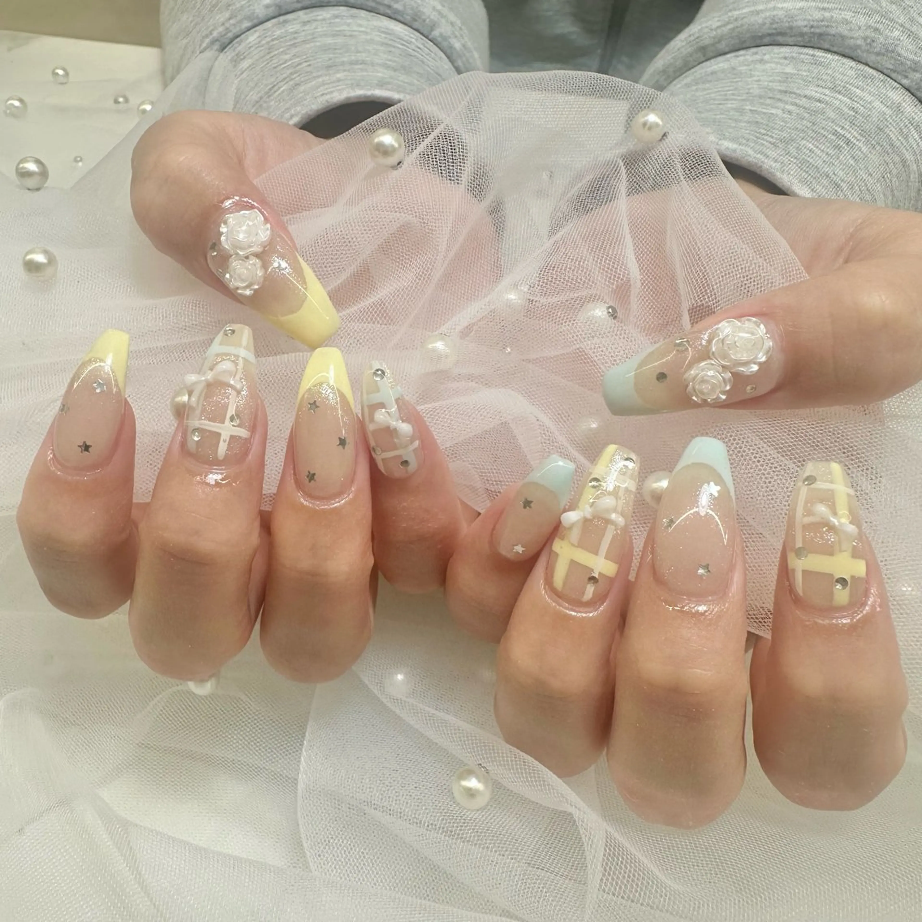 ネイル ハンドネイル nami🐰🎀 堺筋本町ネイルサロンのネイルデザイン