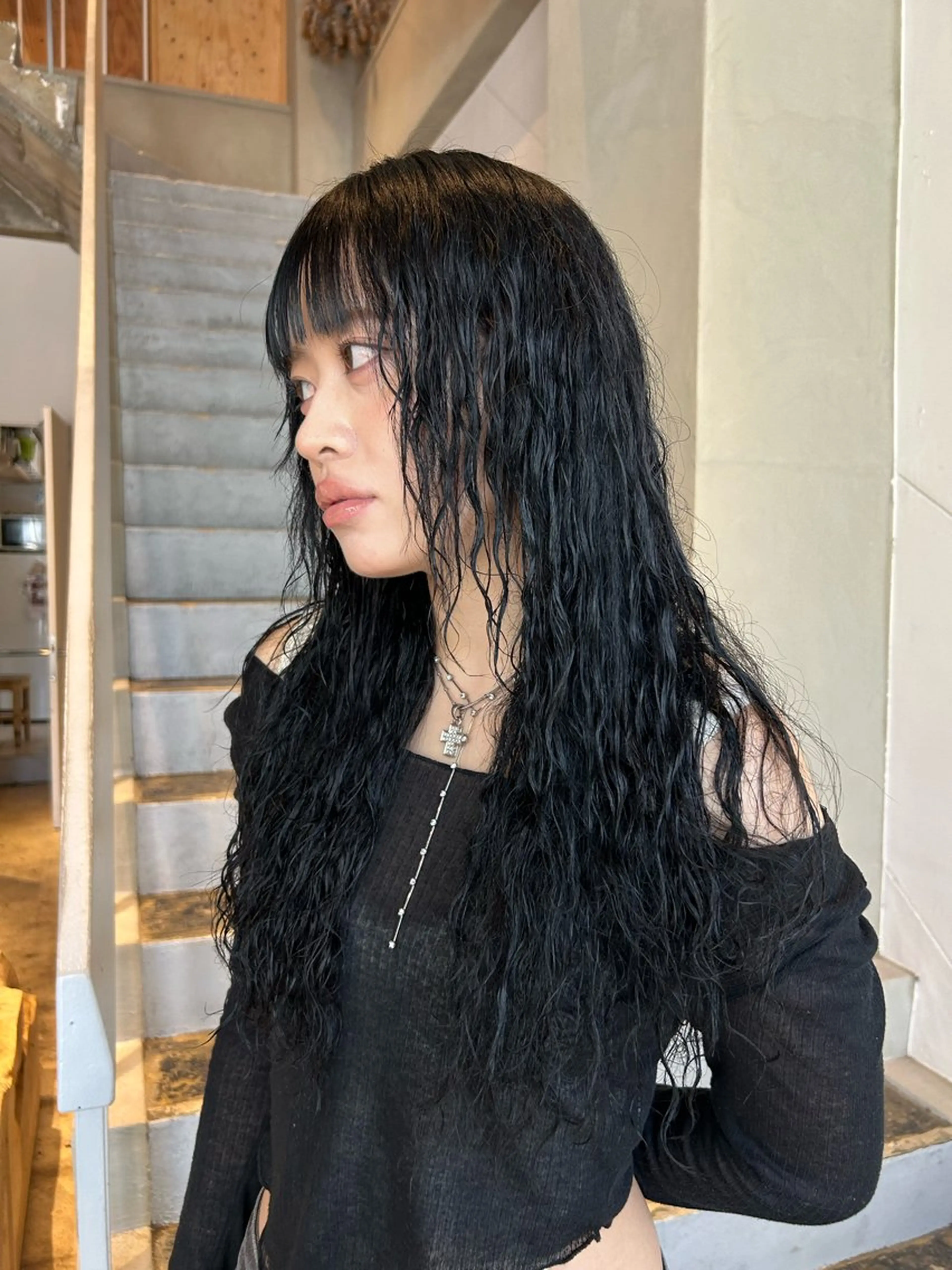 ロング パーマ 🗽デザインカット/ パーマ/MIRU🗽のヘアスタイル