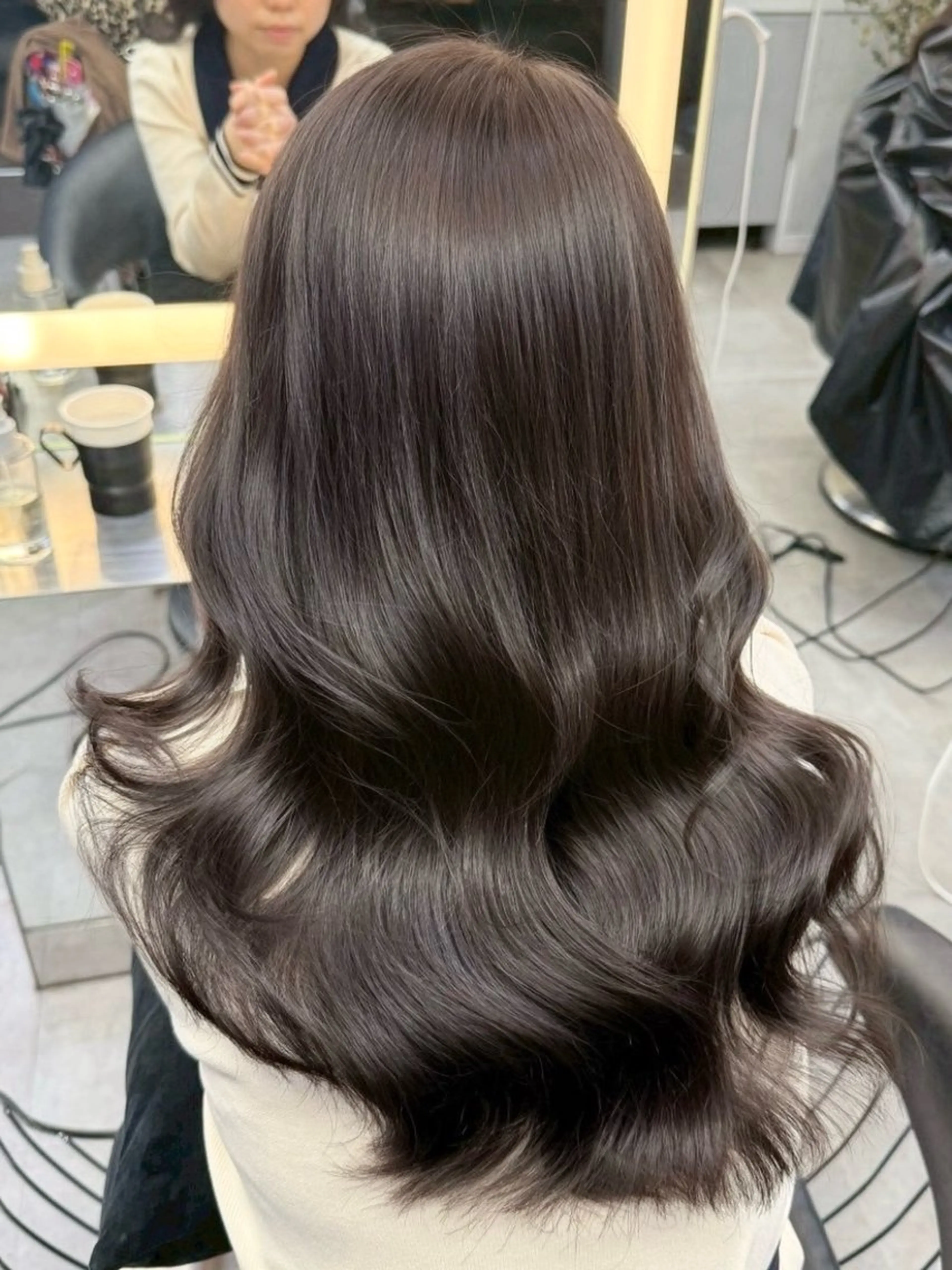 ロング カラー カット ヘアカラー トリートメント 韓国レイヤー× 艶髪 池袋/ハナ🌷のヘアスタイル