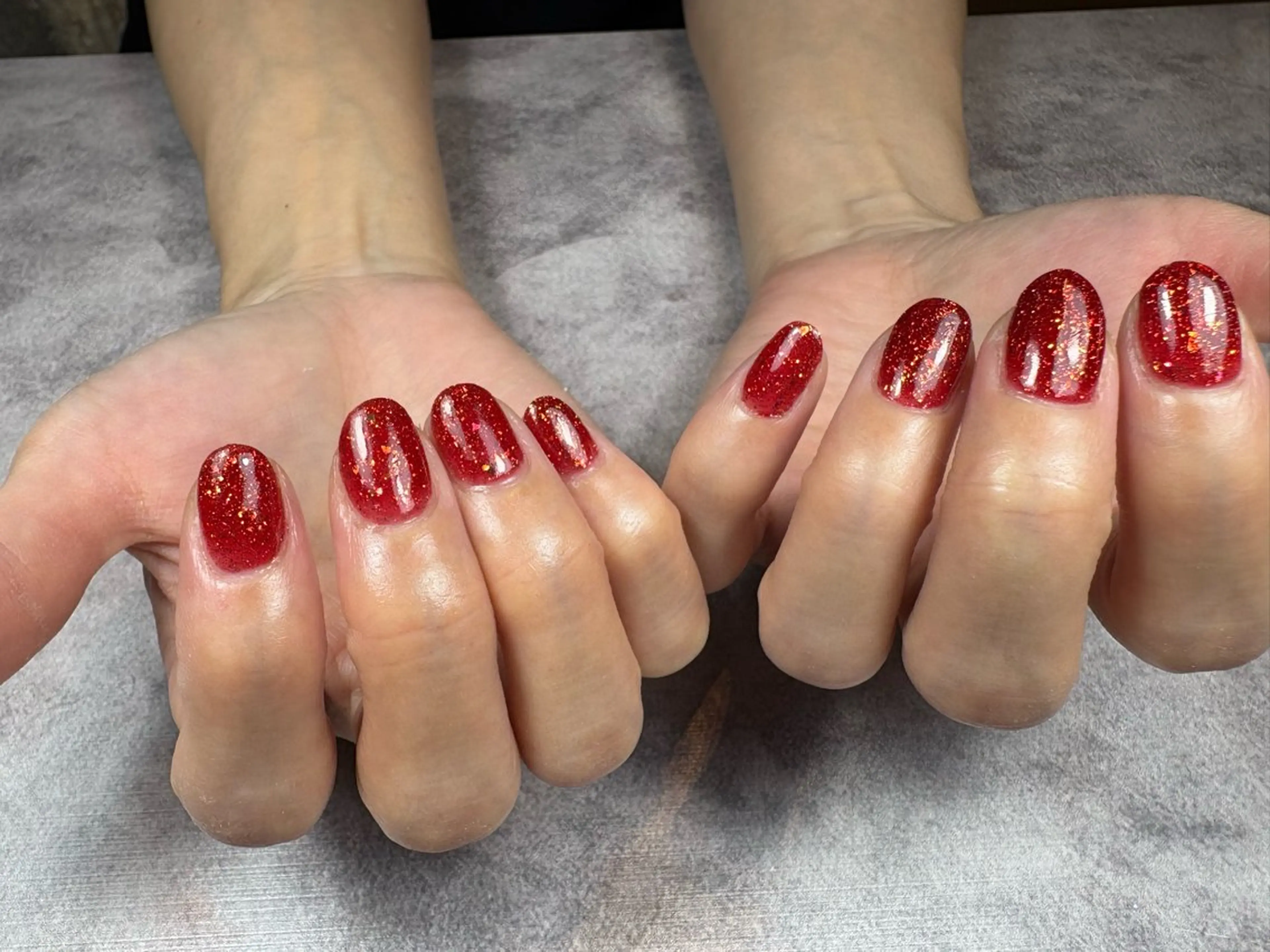 ネイル ラメ(グリッター) ワンカラーネイル Re. nail salonのネイルデザイン