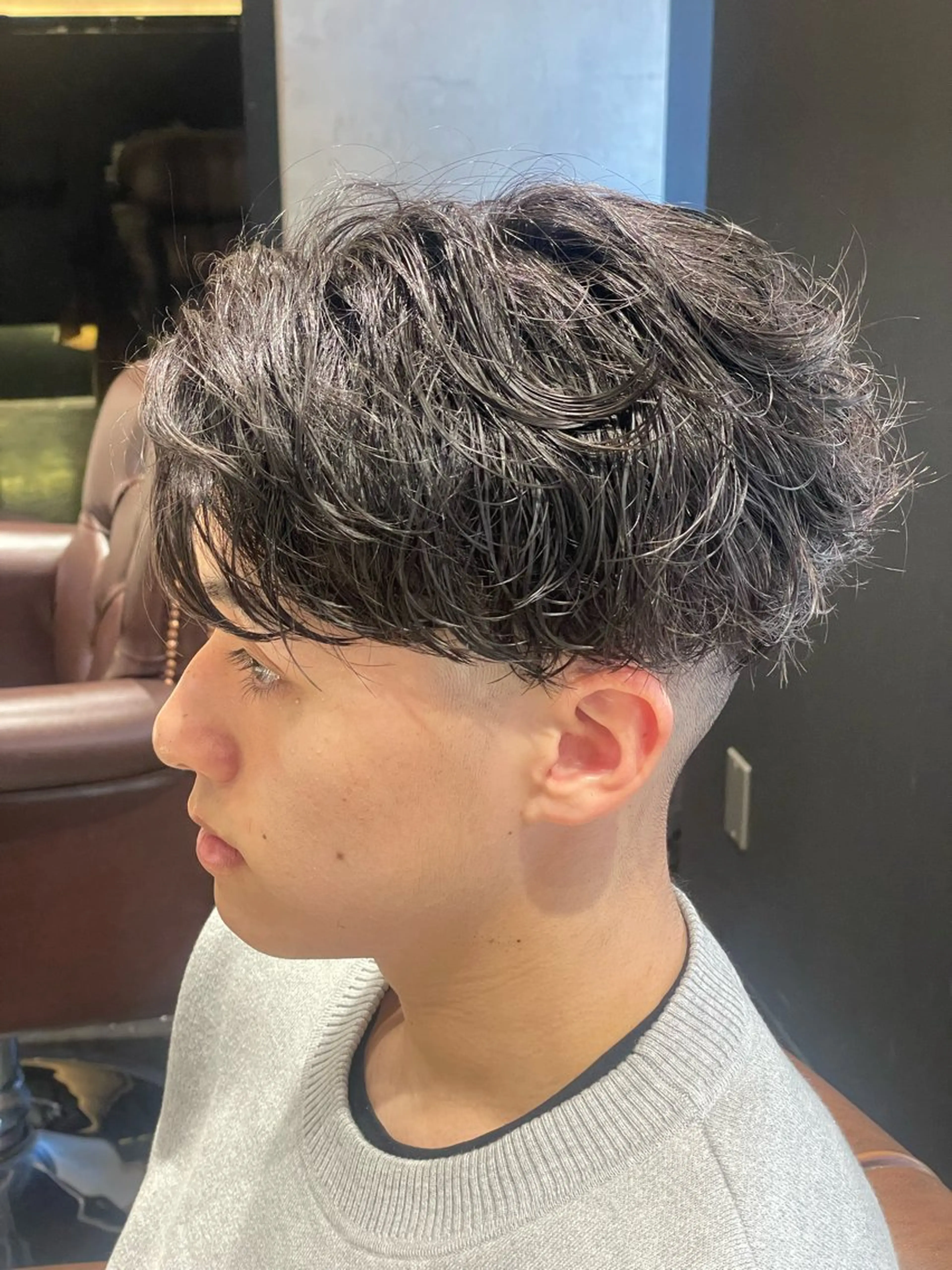 パーマ メンズ カット パーマ 💈メンズ職人 ルキト💈のヘアスタイル