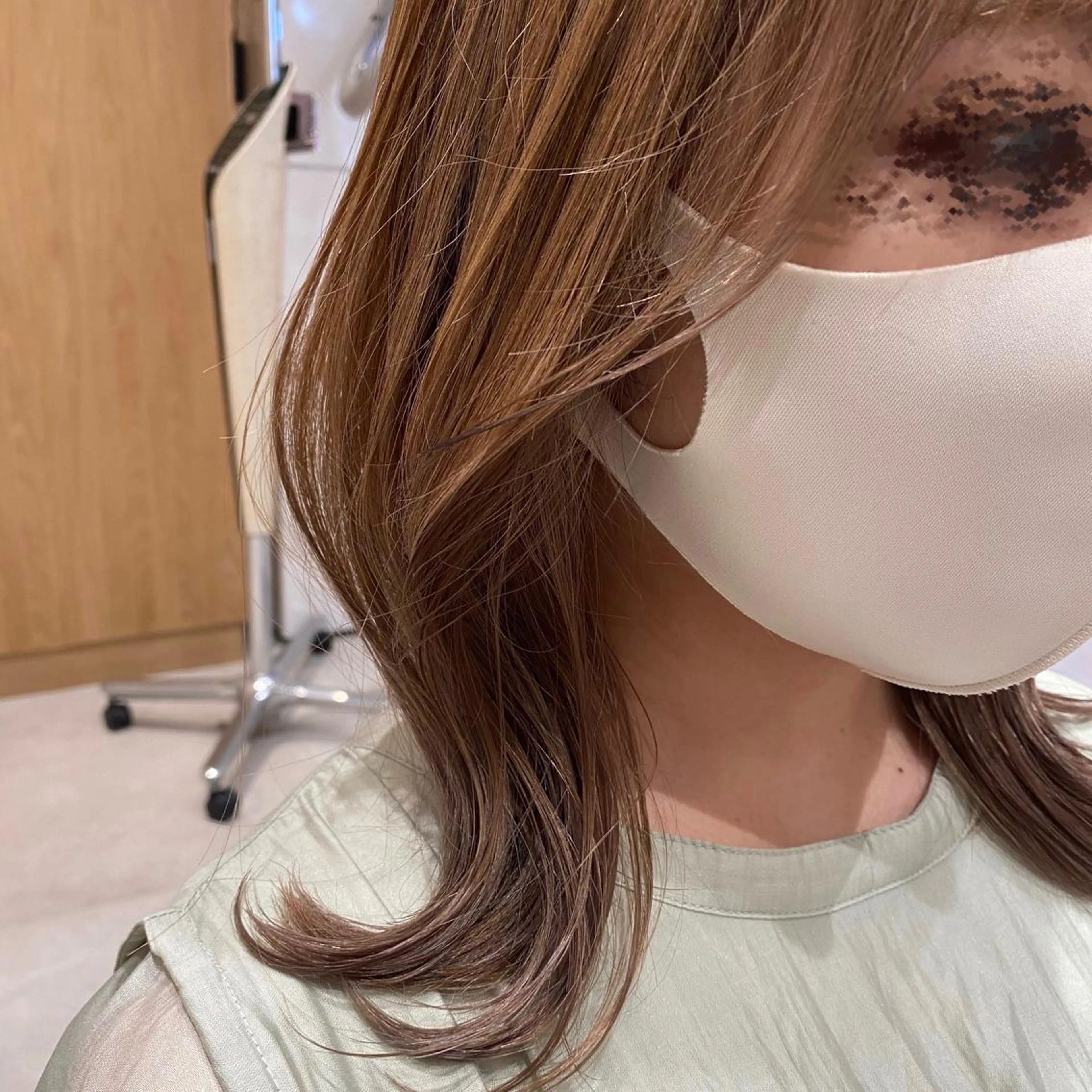 ミディアム カラー 小野寺瑞希 /最小顔カットのヘアスタイル