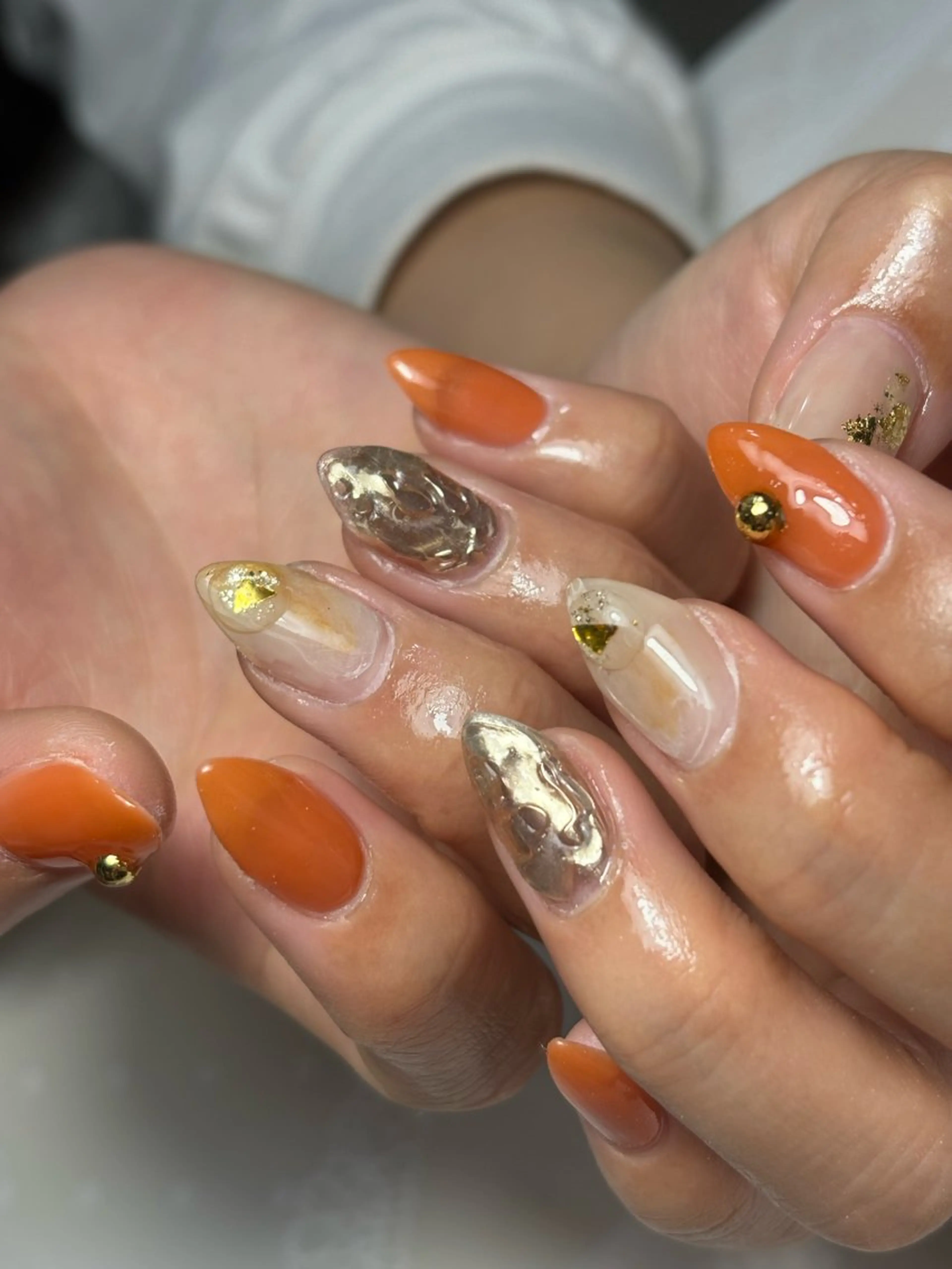 ネイル ハンドネイル フットネイル ✴︎ Delightのネイルデザイン