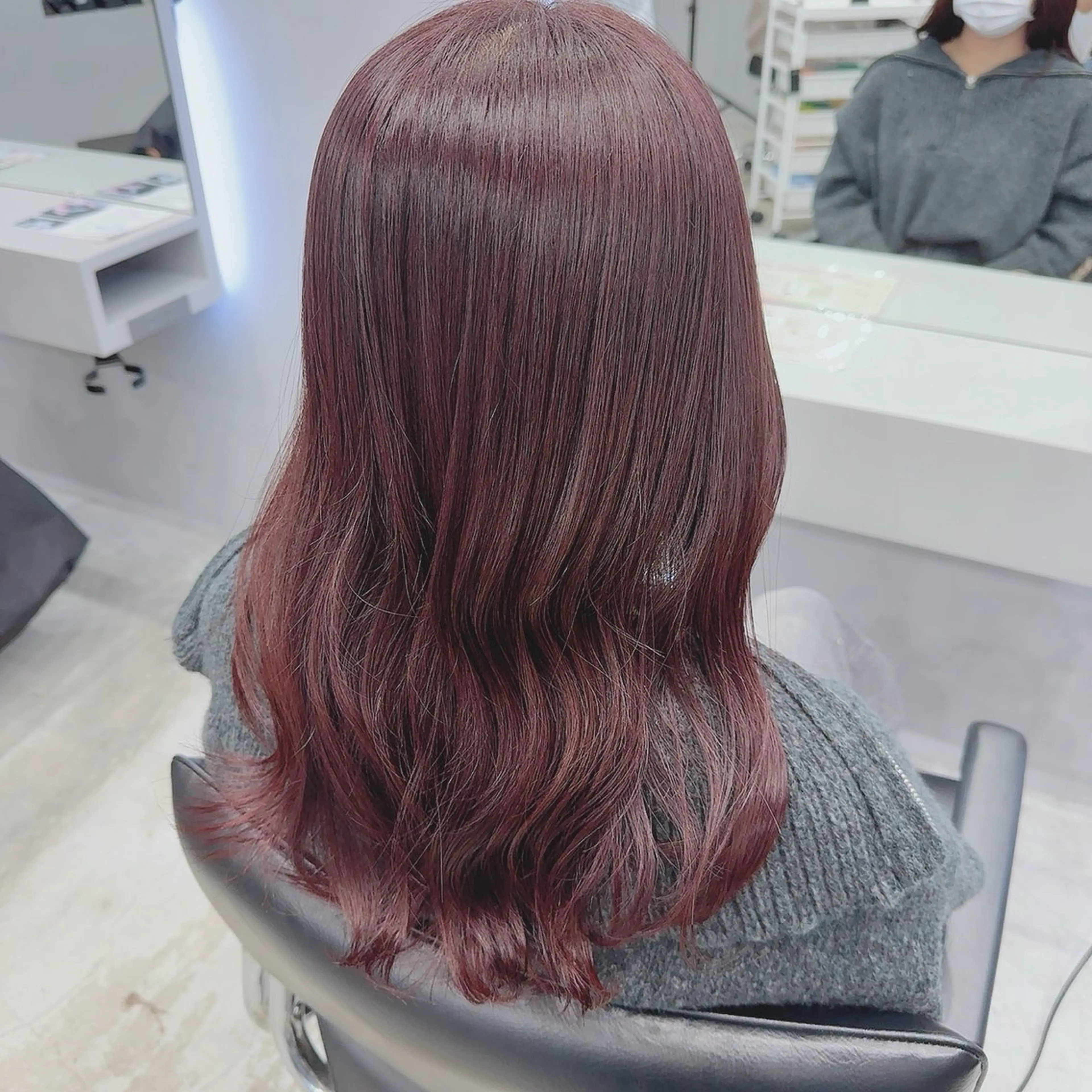 💖ブリーチなしダブルカラー｜やわらか暖色カラーの写真