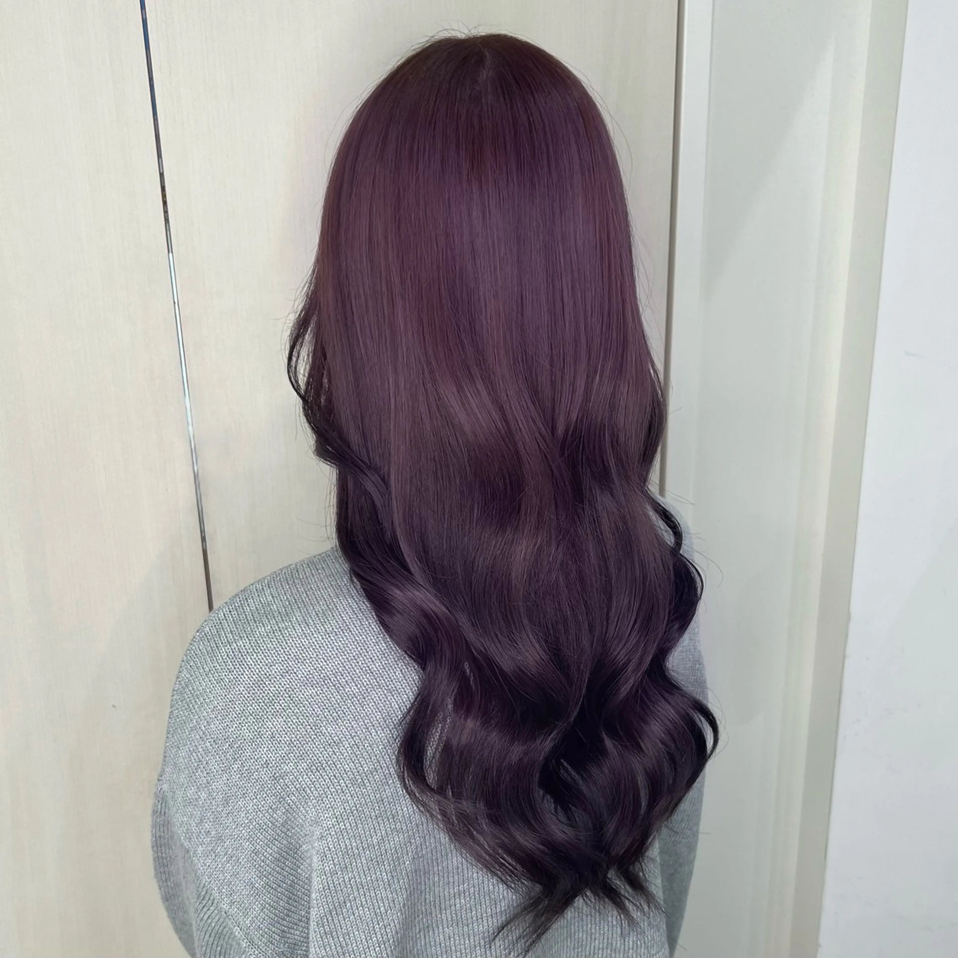 ロング カラー パープルカラー ヘアカラー エクステ 🦋エクステ🦋 TOMOKAのヘアスタイル