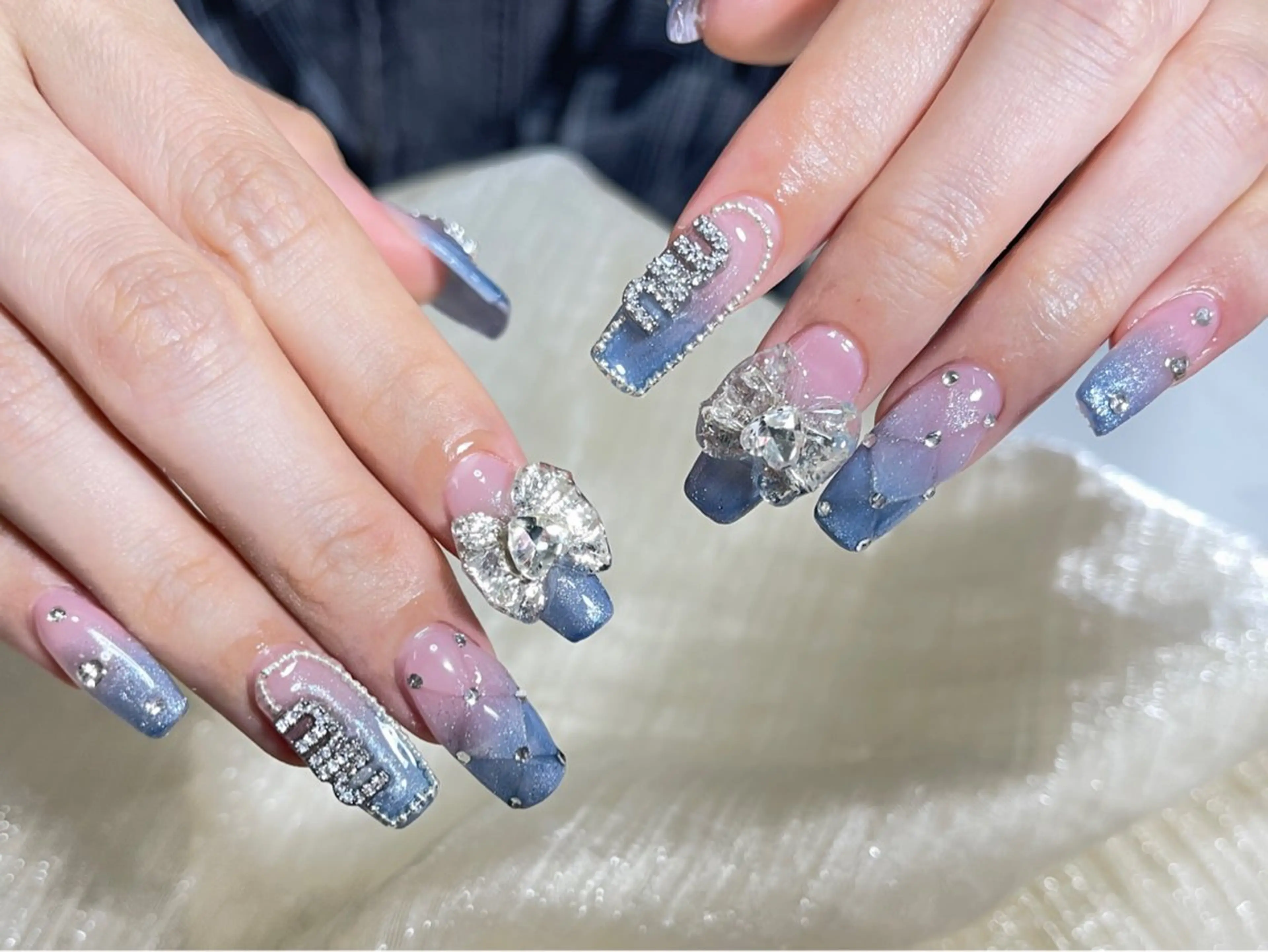 ネイル ハンドネイル 🎀ネイルサロン エクラYUI🎀のネイルデザイン