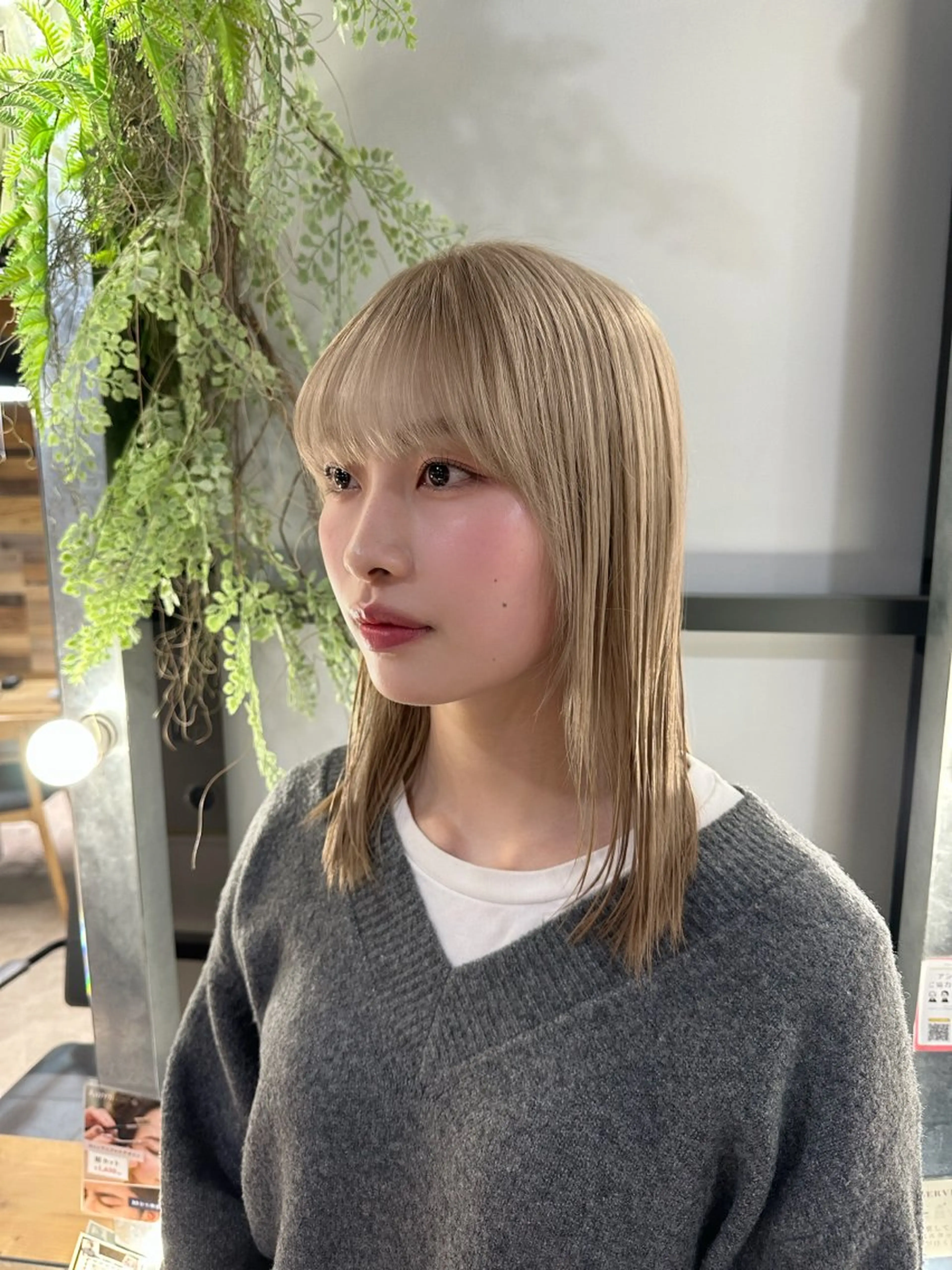 4月限定🤶ダブルカラーカット+ブリーチケアトリートメント🫧の写真