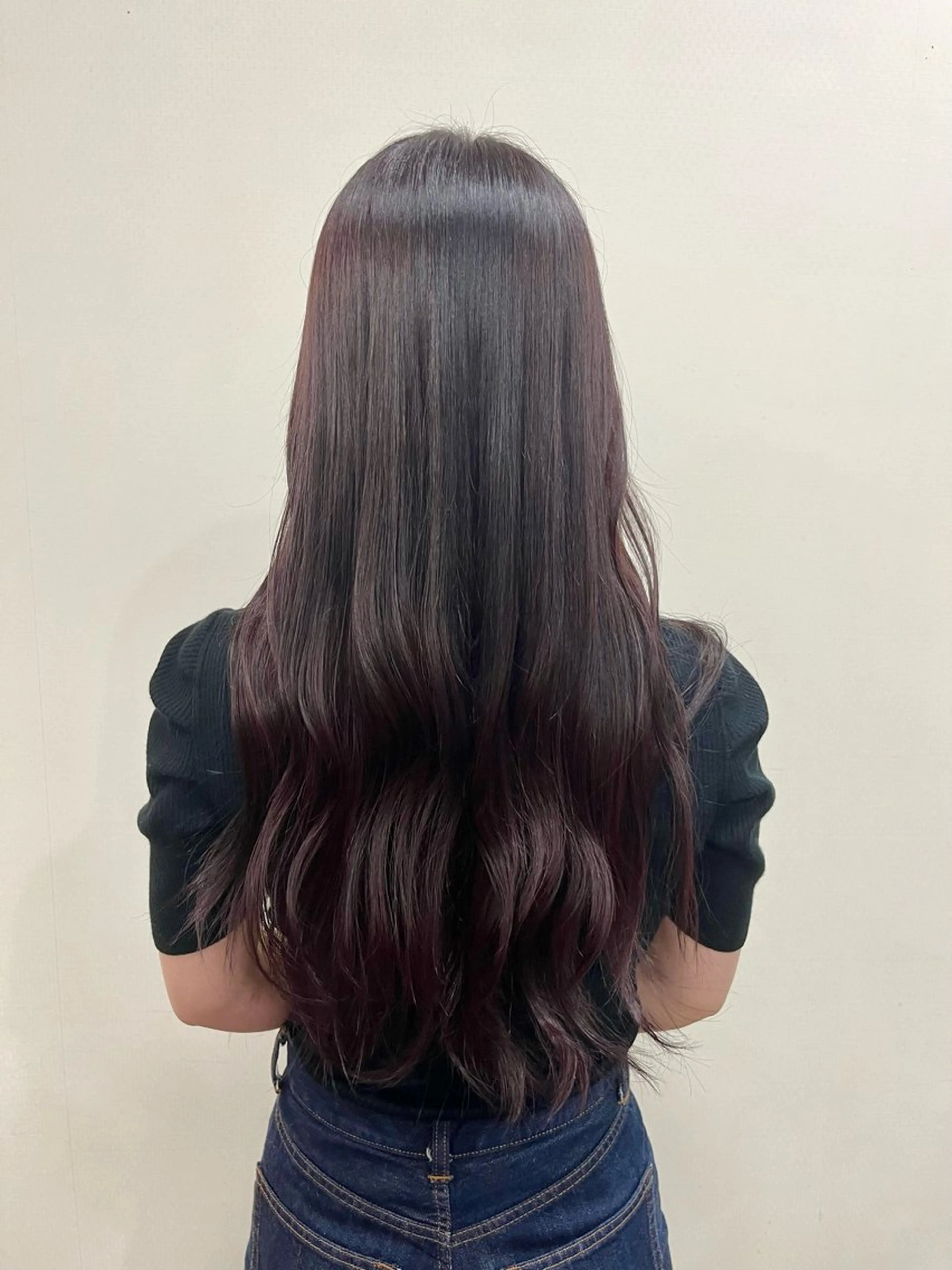 ロング ピンクラベンダー ヘアカラー 春日 涼太のヘアスタイル