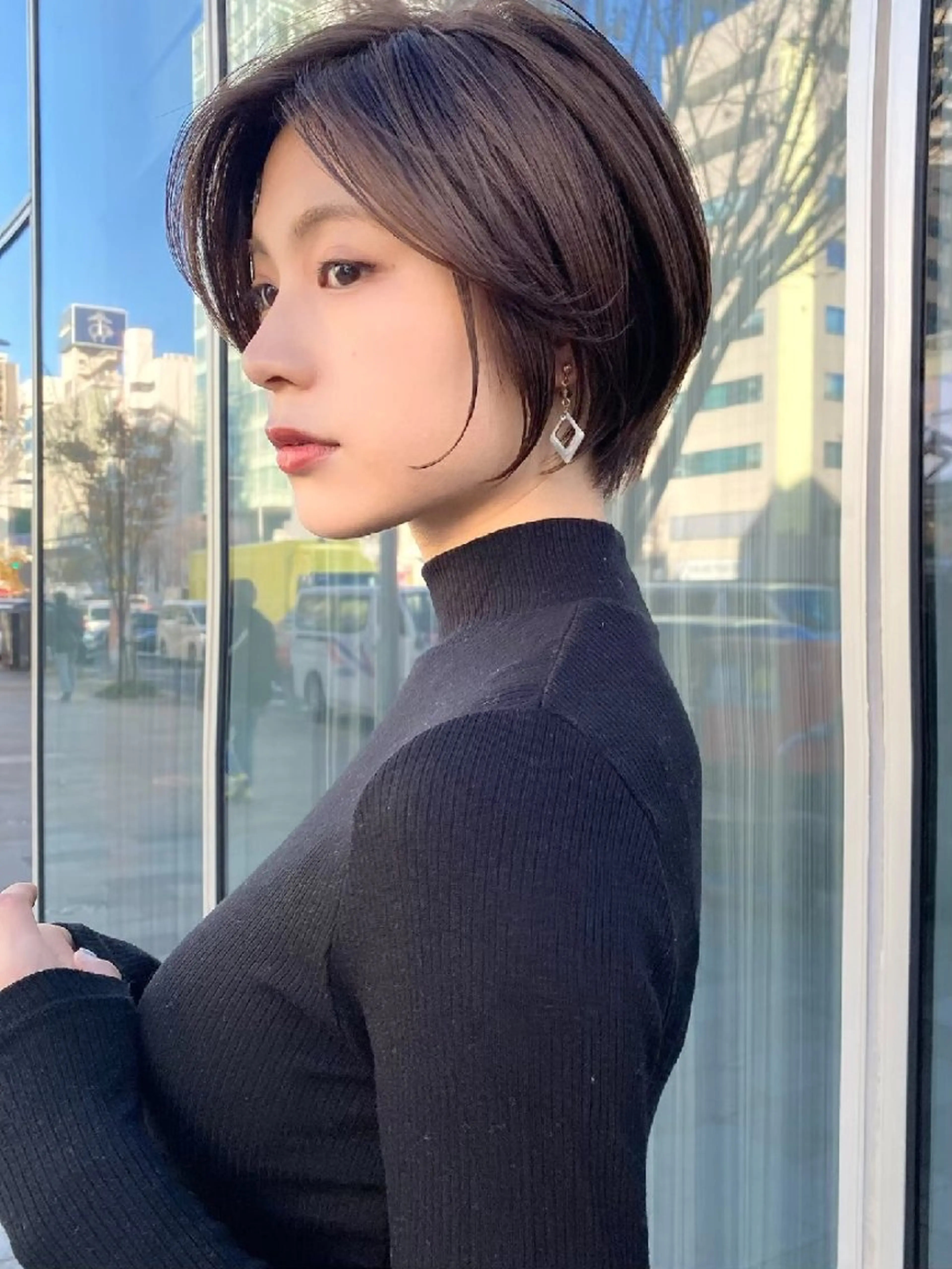 ショート ショートヘア ✨レイヤー/韓国 /✨ヘア山下　遥のヘアスタイル