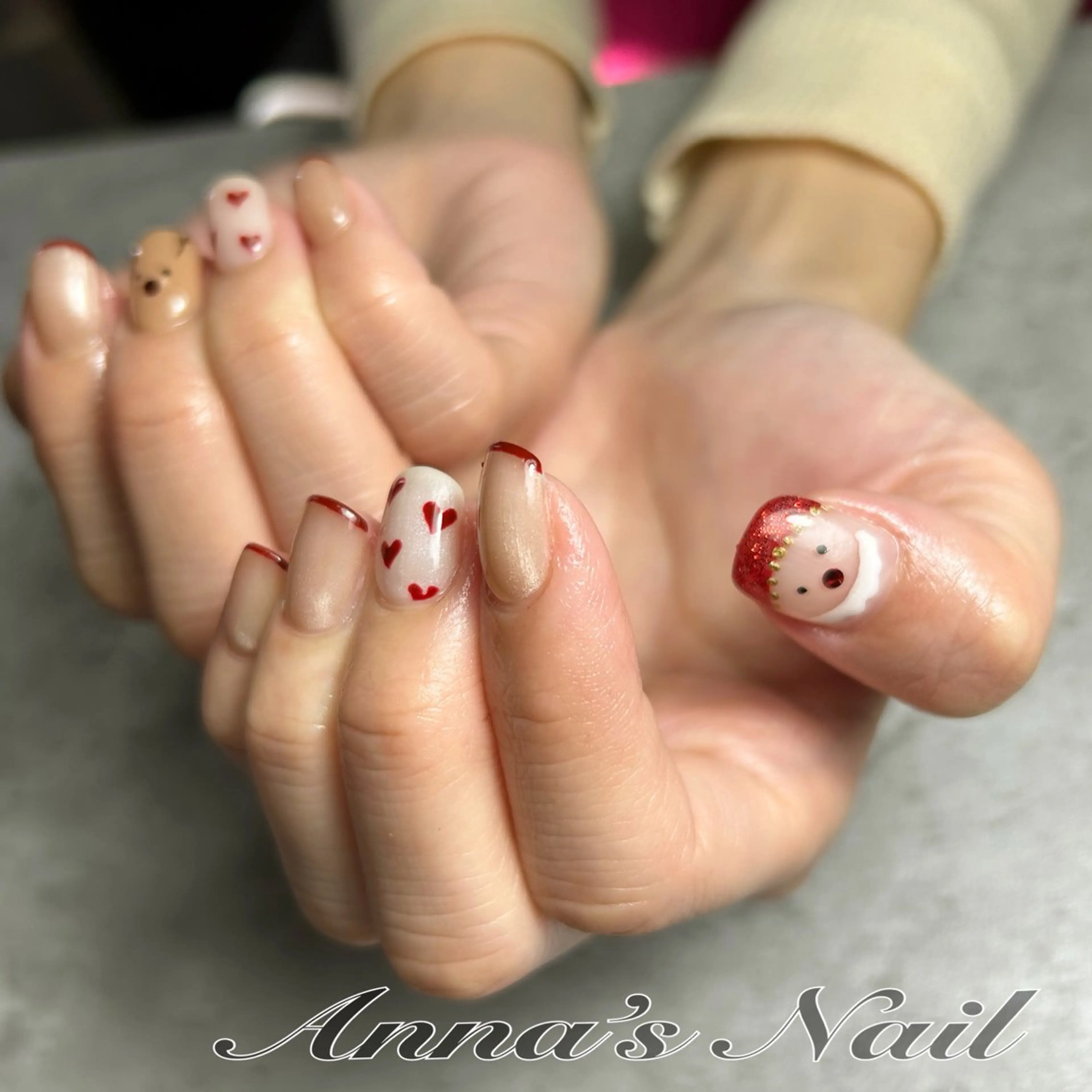 ネイル ハンドネイル 清口 杏奈のネイルデザイン