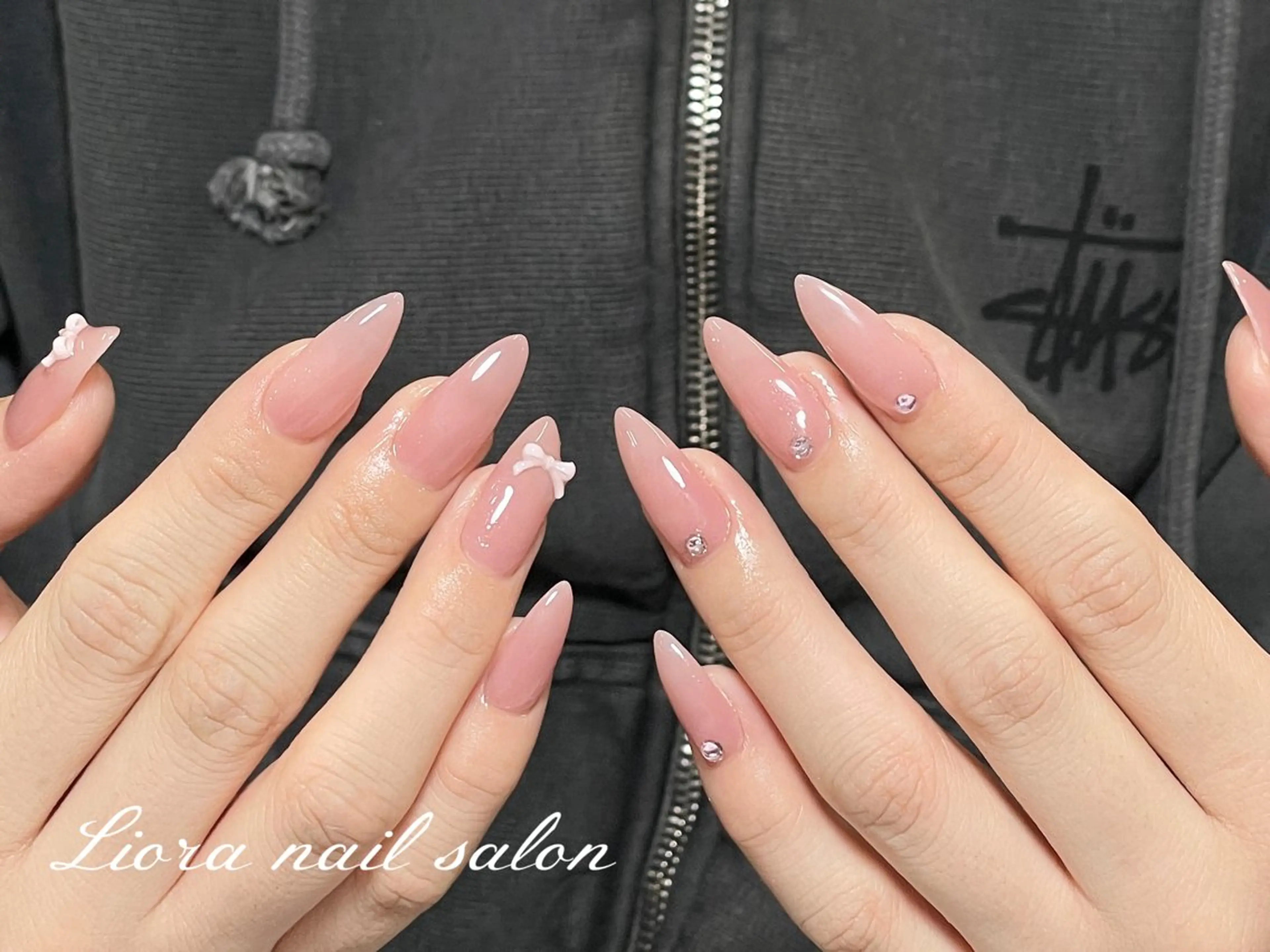 ネイル チークネイル フットネイル フレンチネイル ジェルネイル ガーリー ハンドネイル Liora nail スカルプ専門店のネイルデザイン