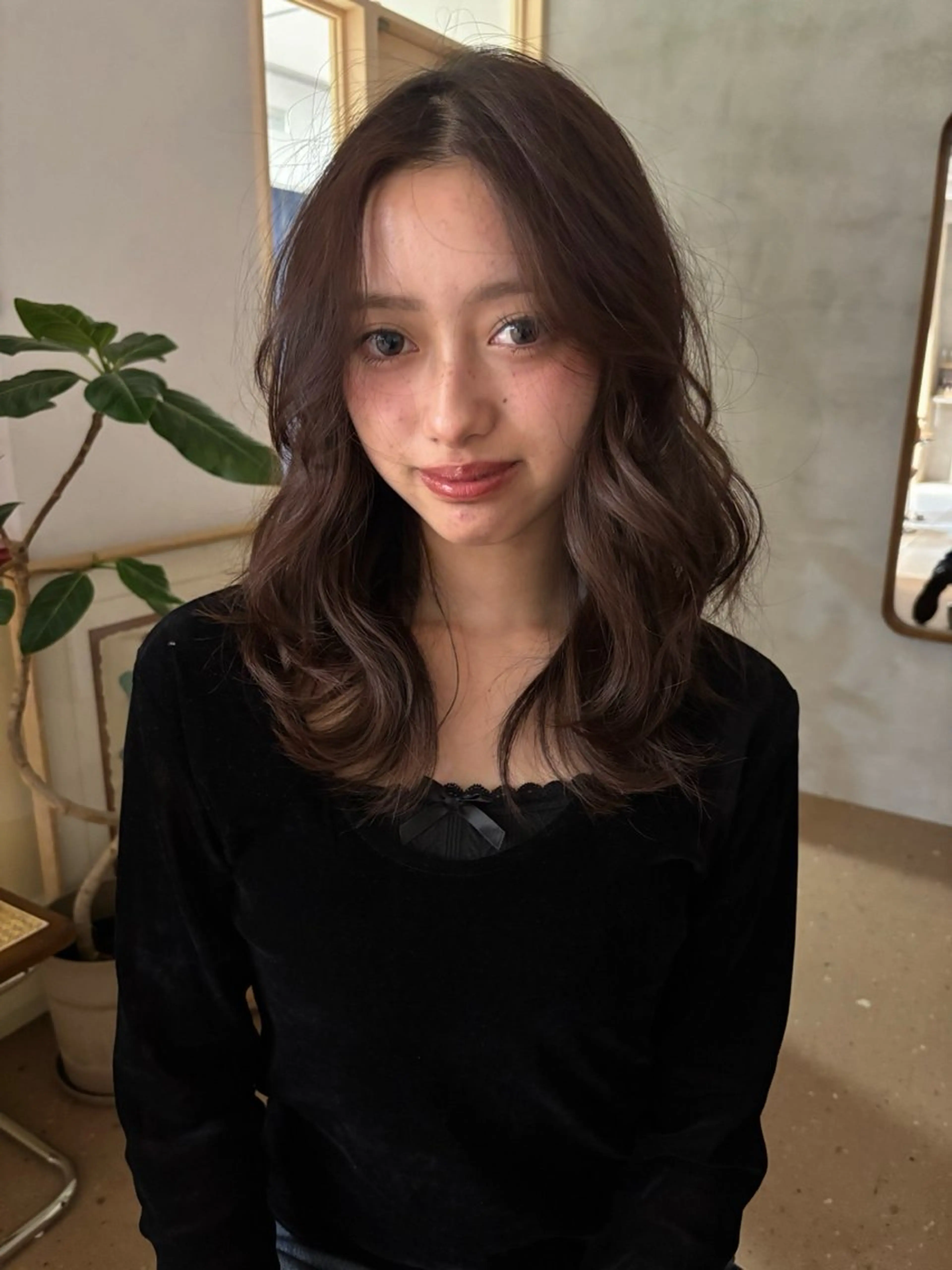 カラー ヘアカラー トリートメント Wカラー/レイヤー /ボブ/otohaのヘアスタイル